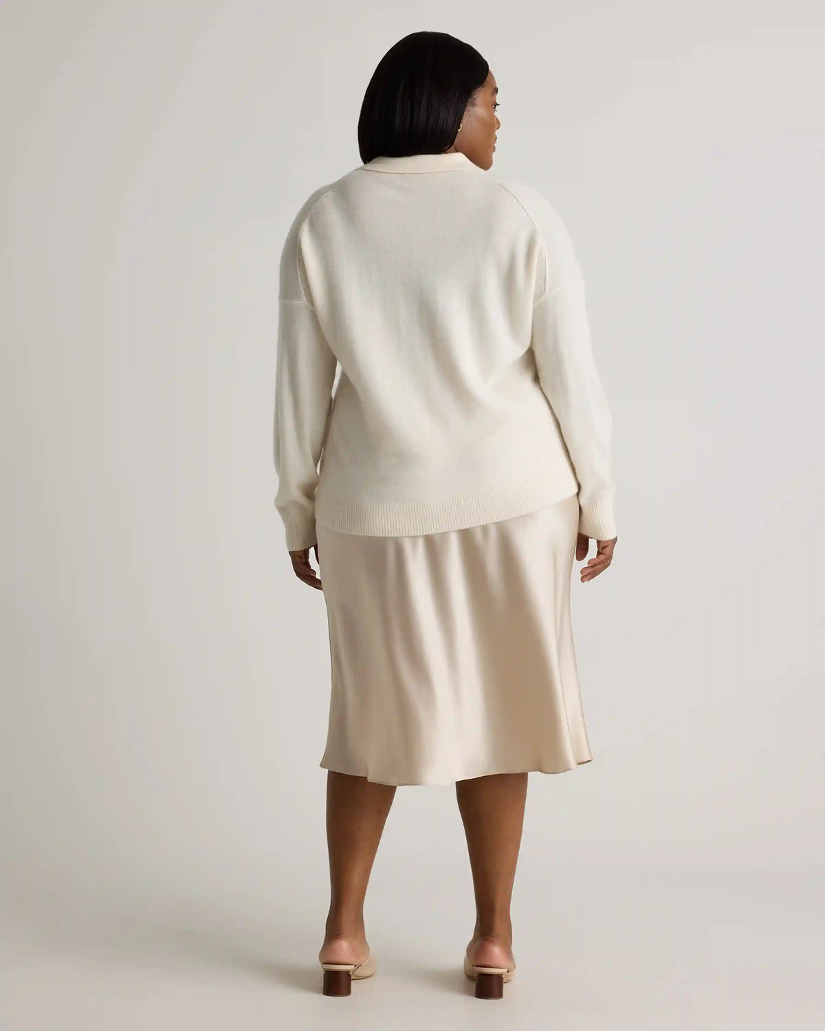 Mongolian Cashmere Polo Sweater