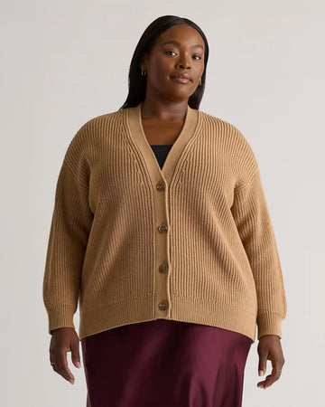 100% Organic Cotton Oversized Boyfriend Cardigan