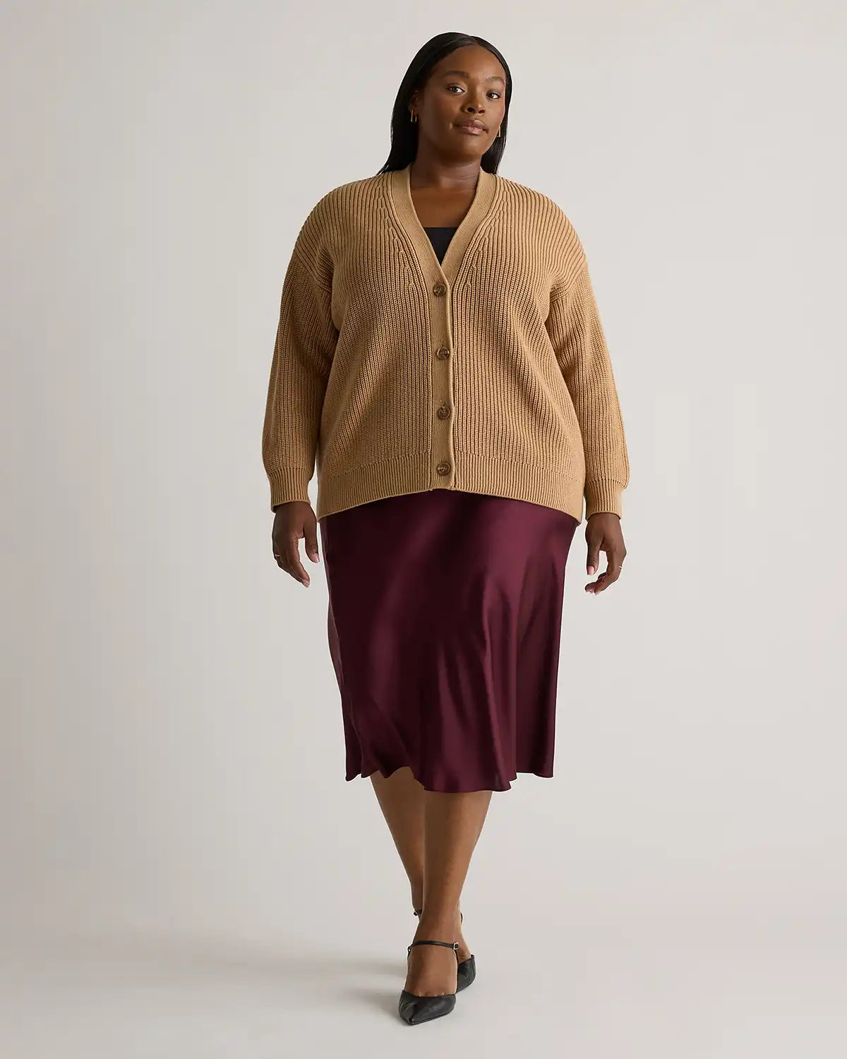 100% Organic Cotton Oversized Boyfriend Cardigan