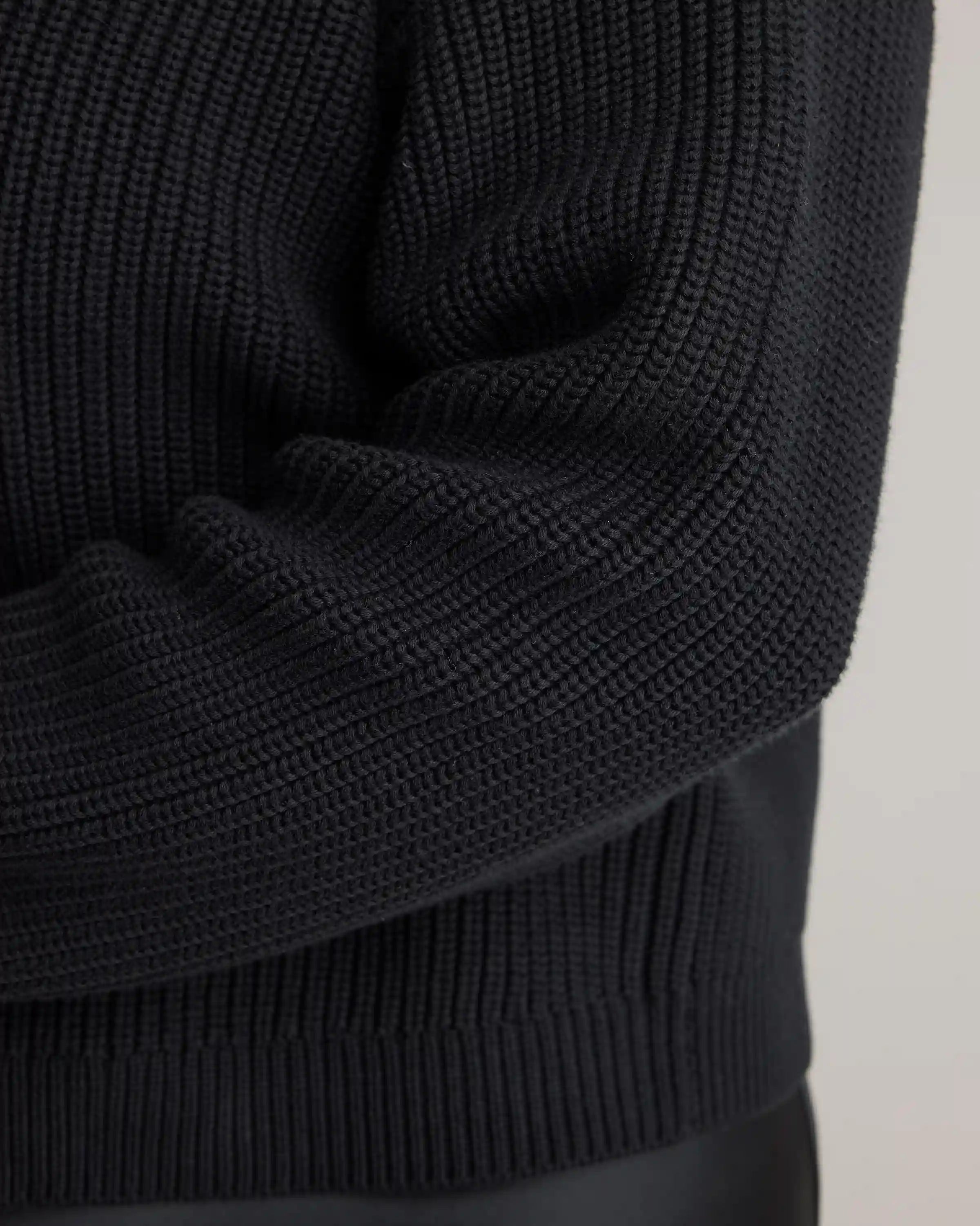 100% Organic Cotton Fisherman V-Neck Sweater
