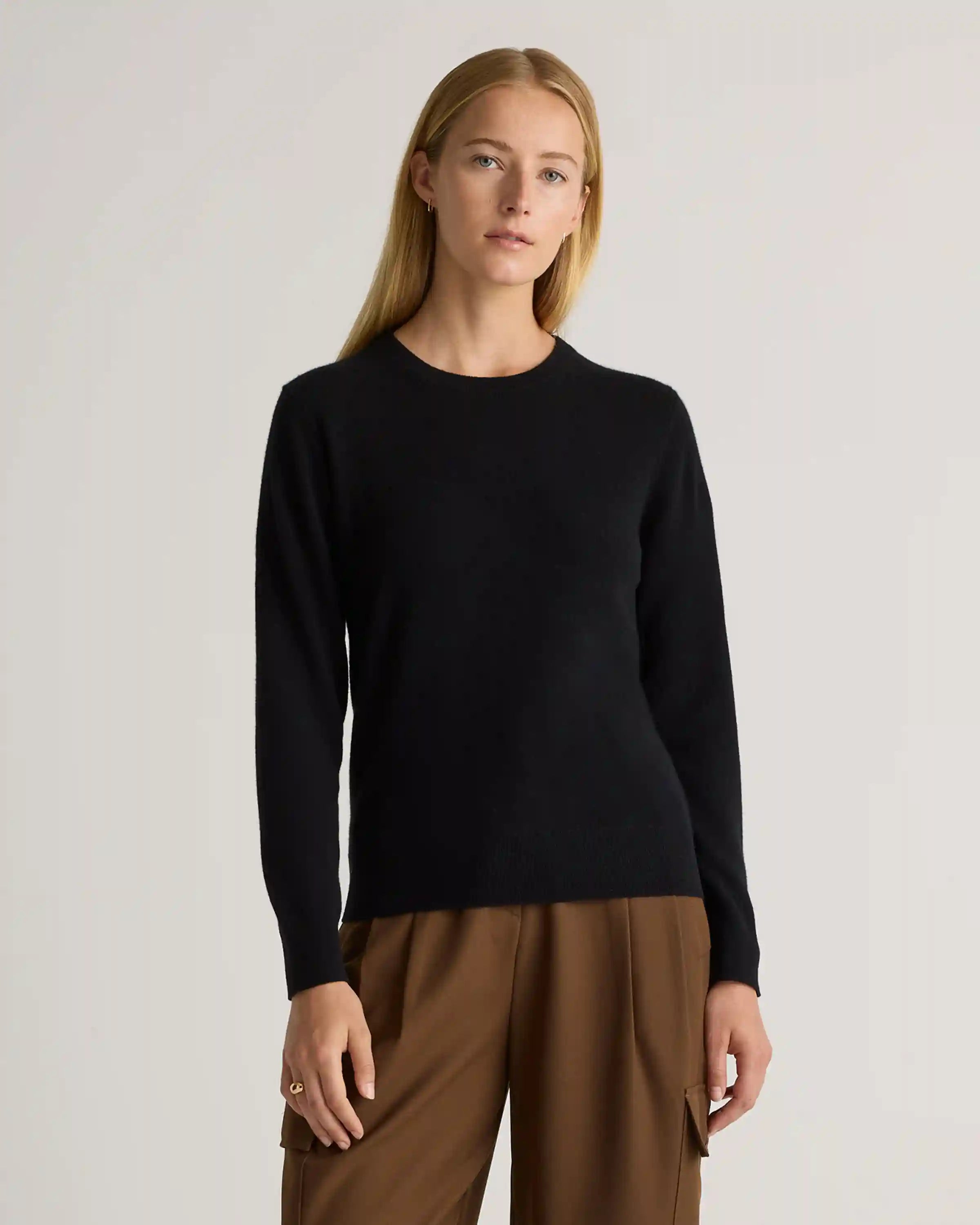 Mongolian Spring Cashmere Crewneck Sweater