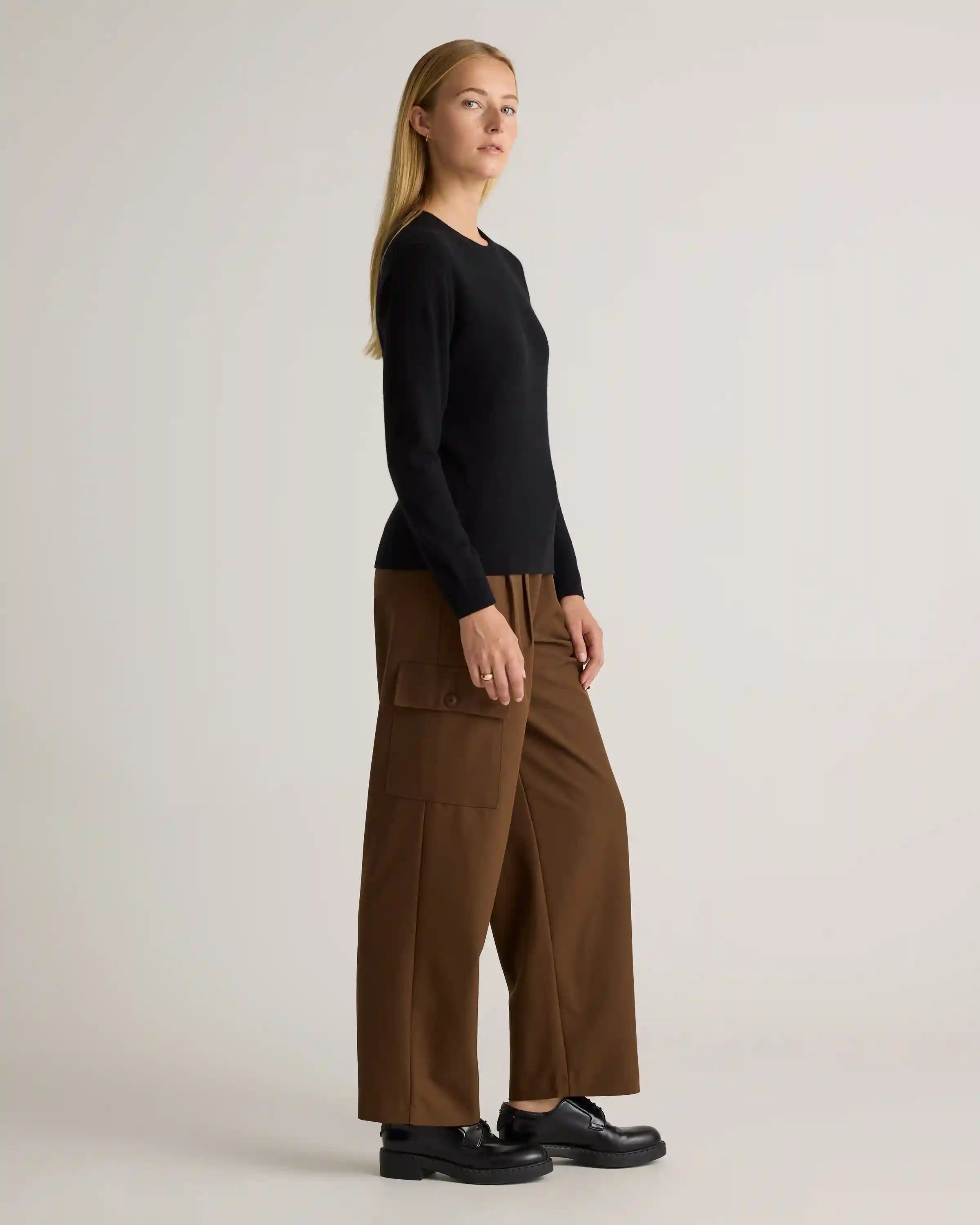 Mongolian Spring Cashmere Crewneck Sweater