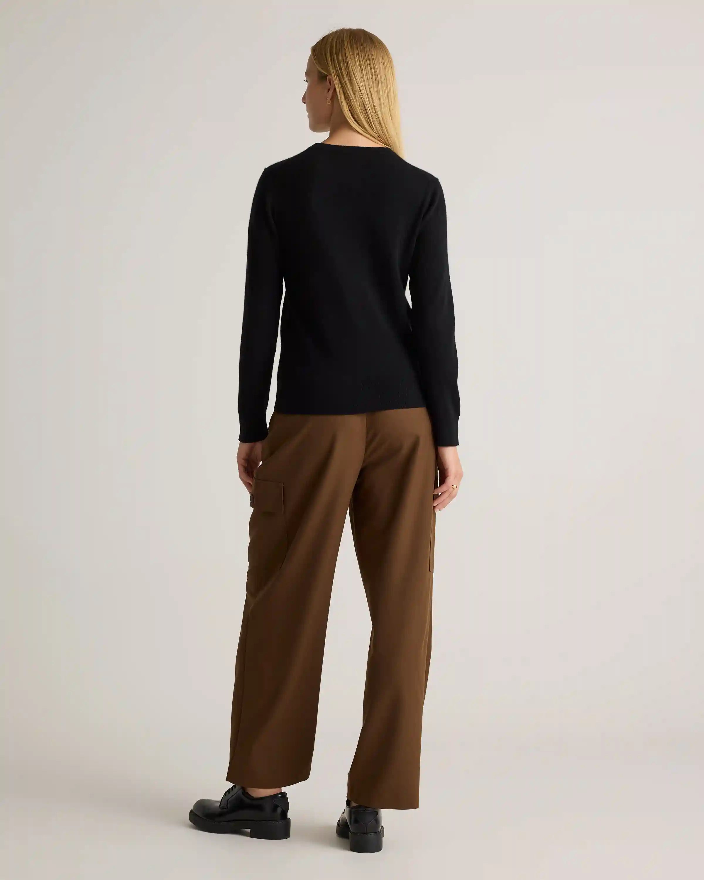 Mongolian Spring Cashmere Crewneck Sweater