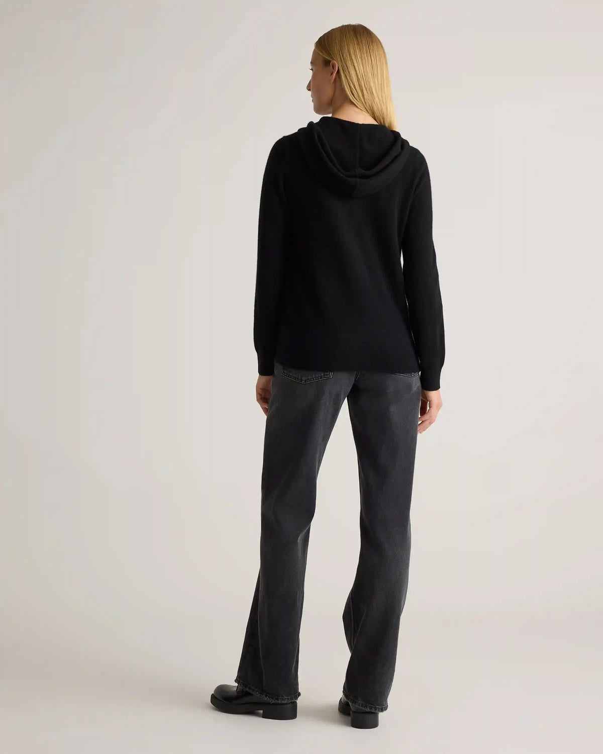 Mongolian Cashmere Full-Zip Hoodie