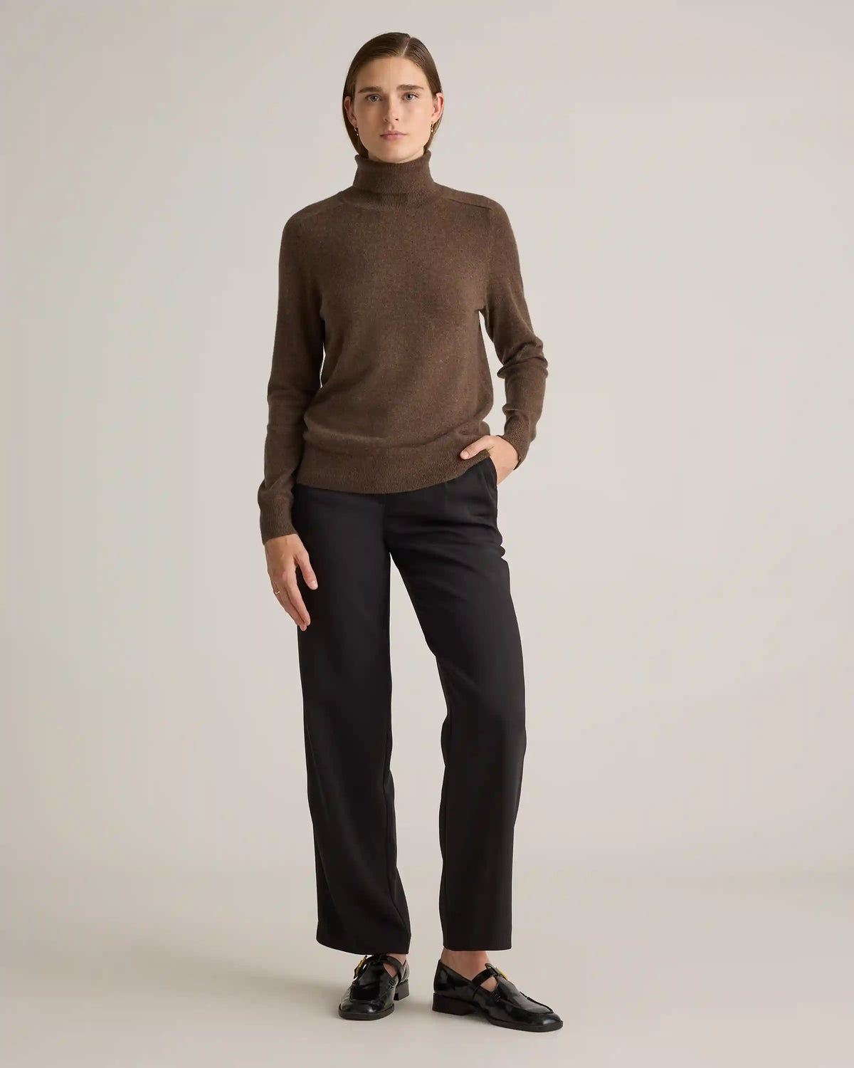 Mongolian Cashmere Turtleneck Sweater