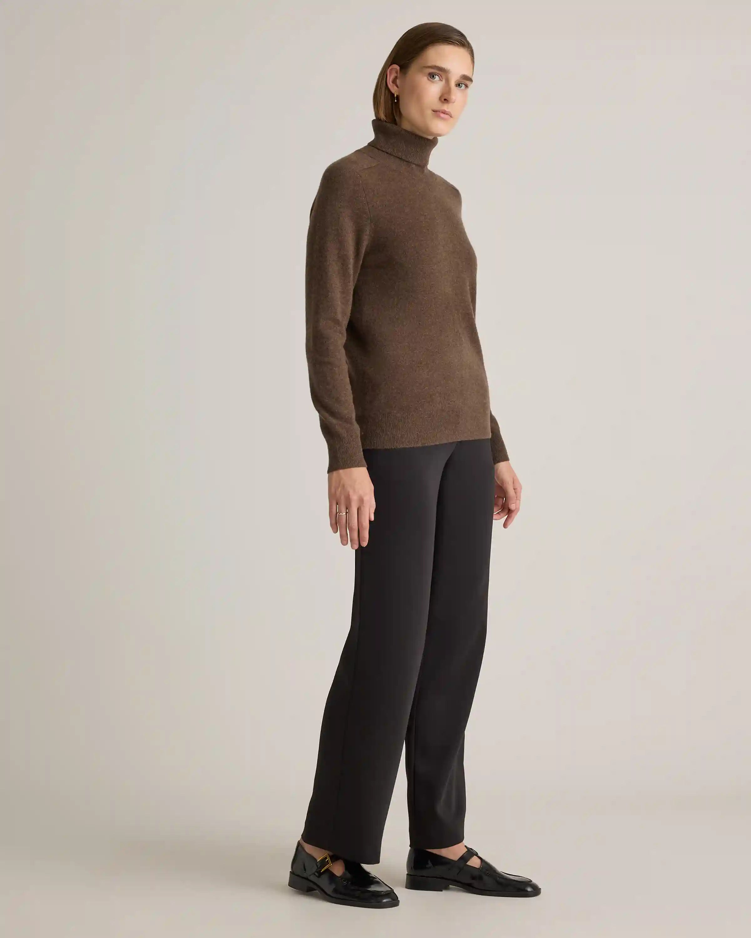 Mongolian Cashmere Turtleneck Sweater