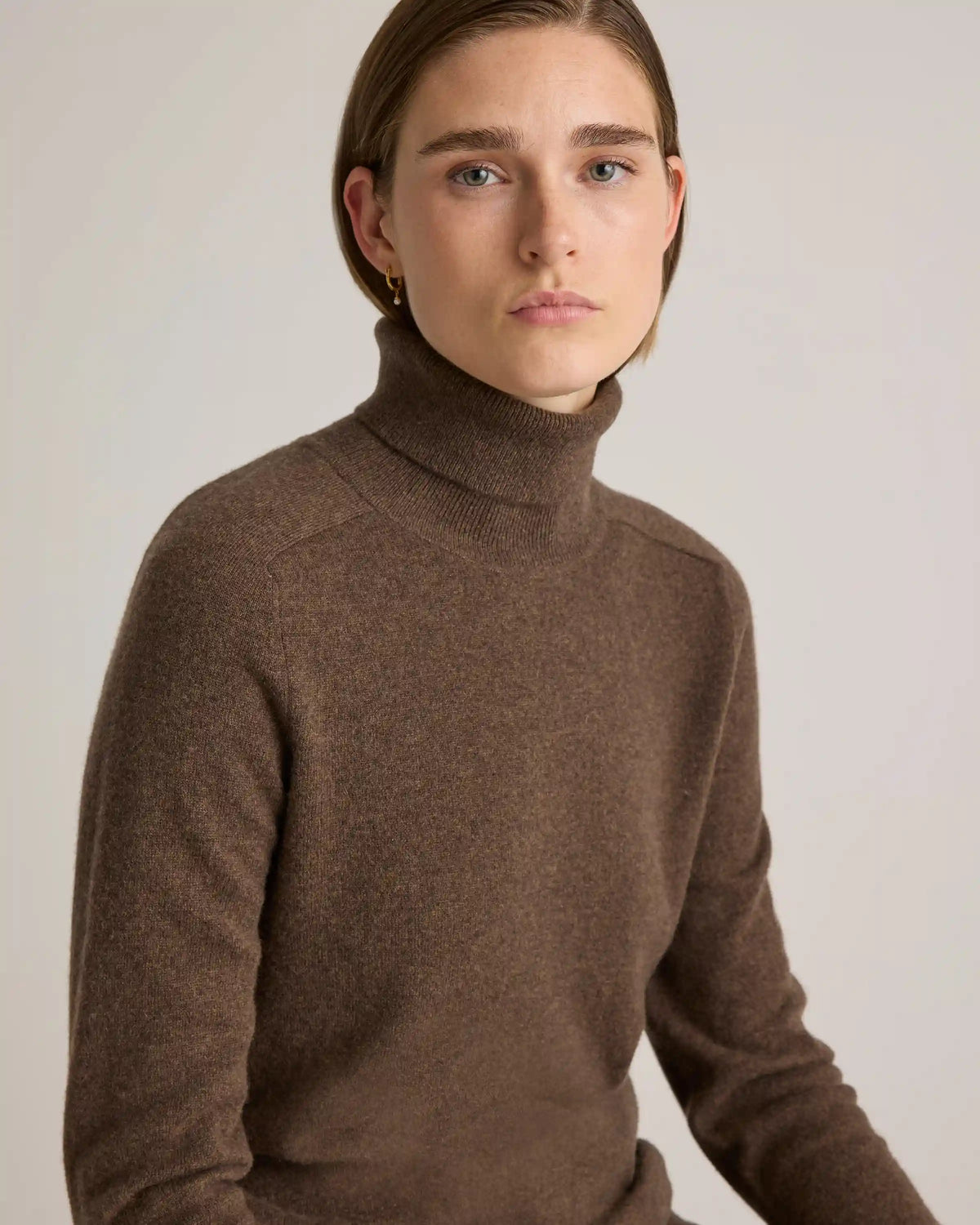 Mongolian Cashmere Turtleneck Sweater