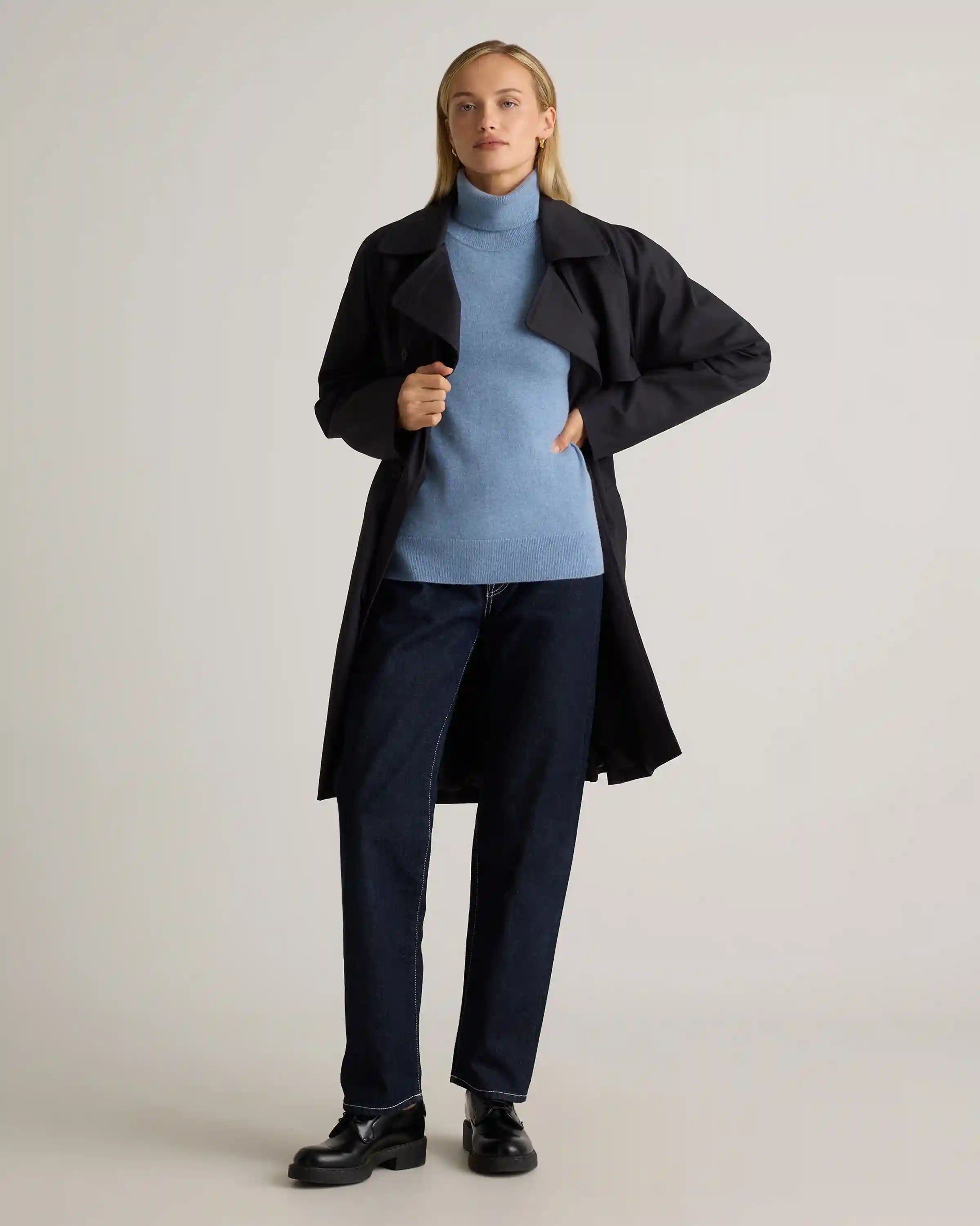 Mongolian Cashmere Turtleneck Sweater