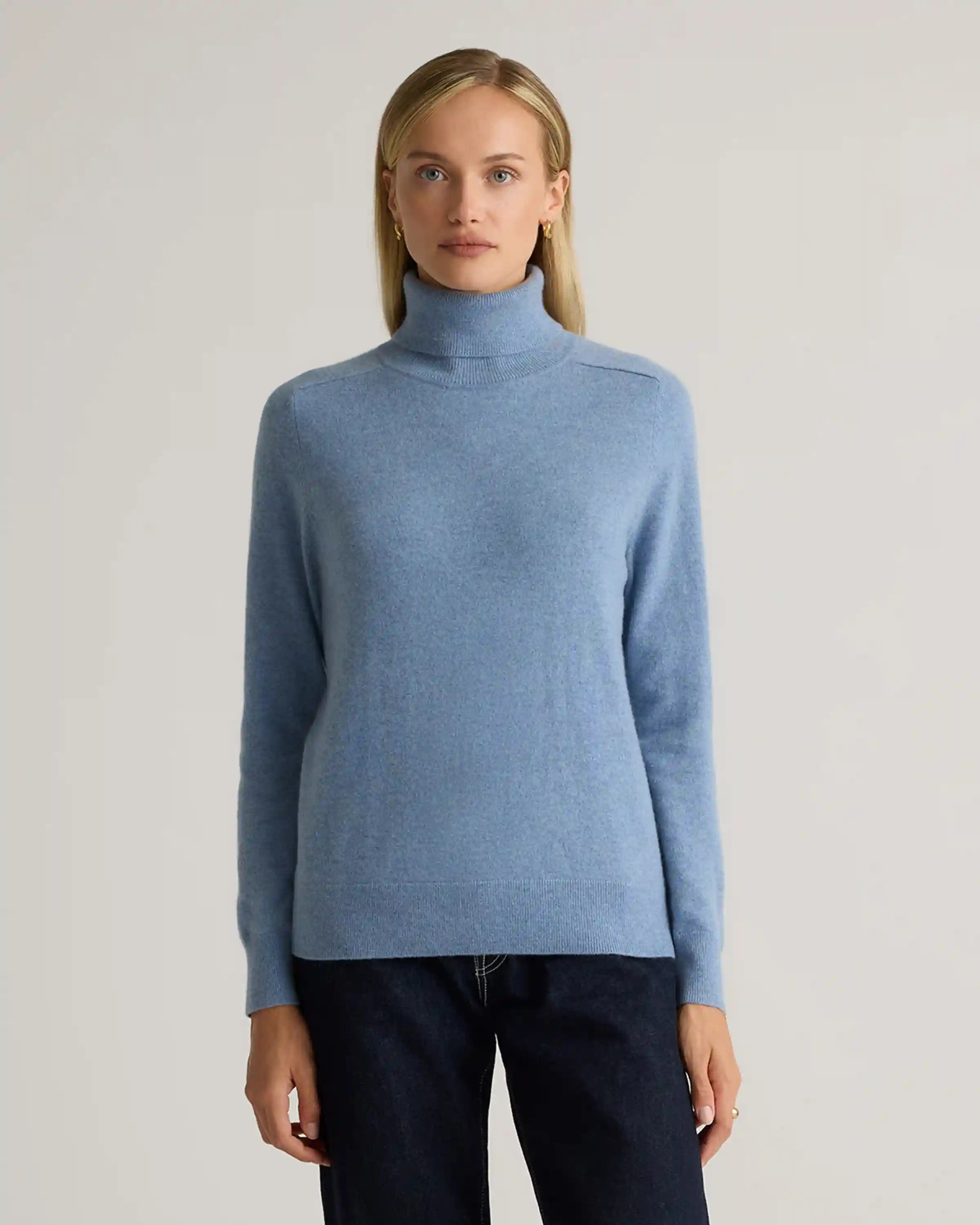 Mongolian Cashmere Turtleneck Sweater