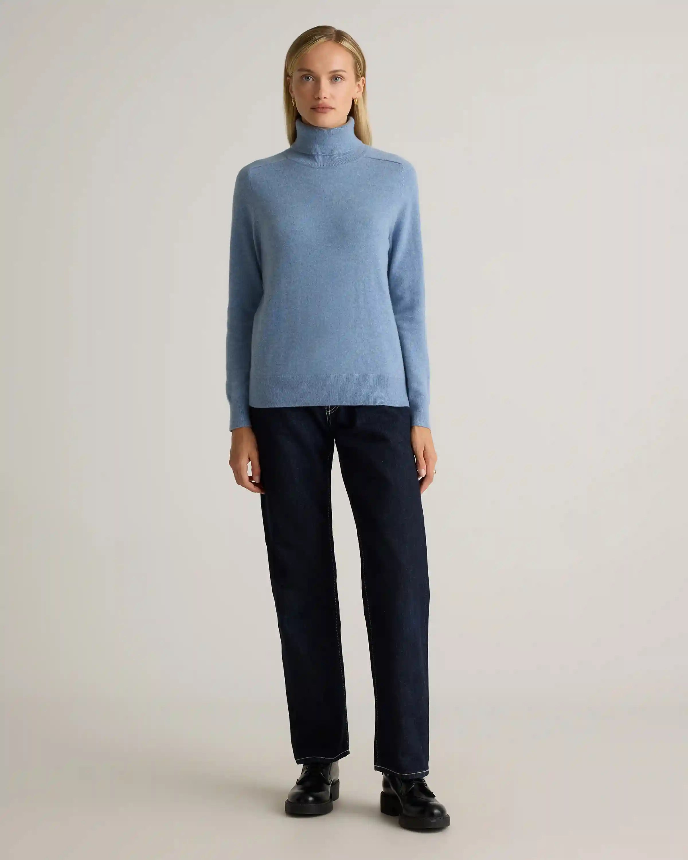 Mongolian Cashmere Turtleneck Sweater