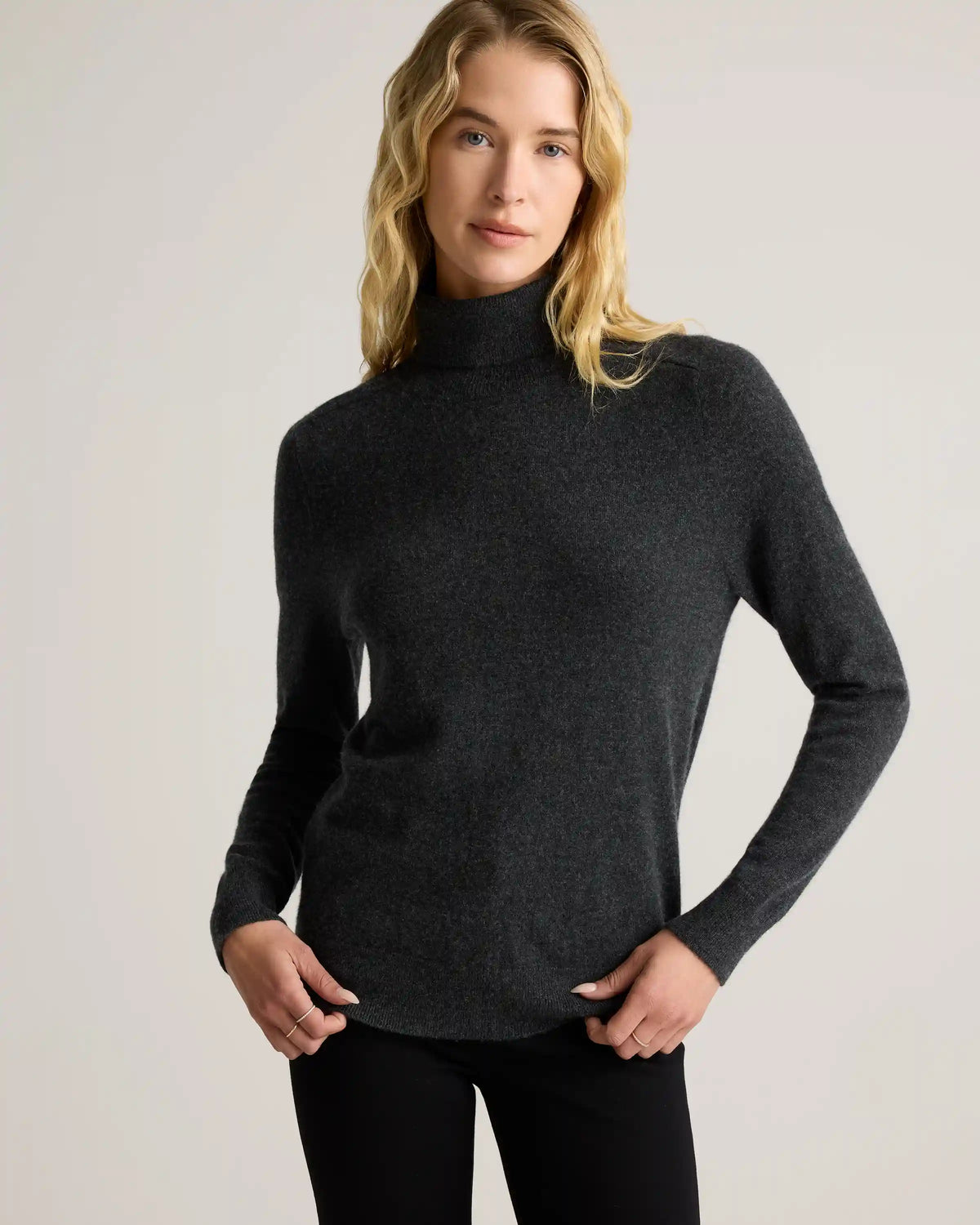 Mongolian Cashmere Turtleneck Sweater