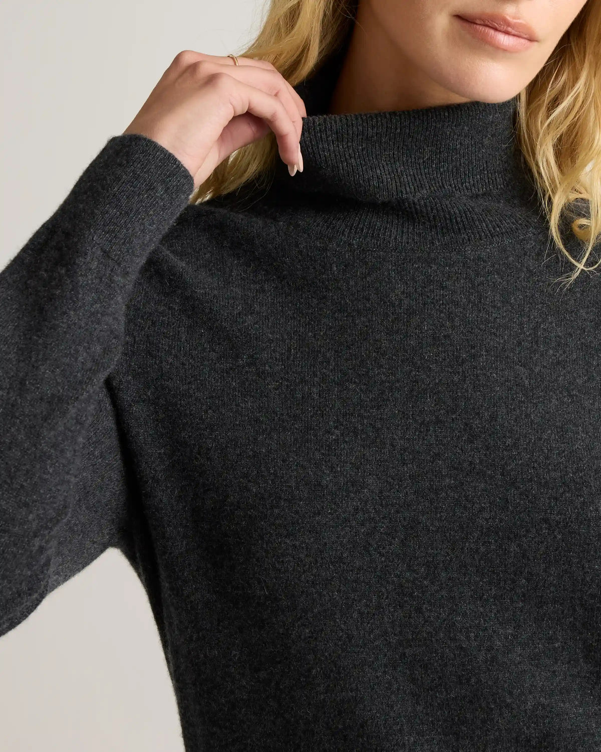 Mongolian Cashmere Turtleneck Sweater