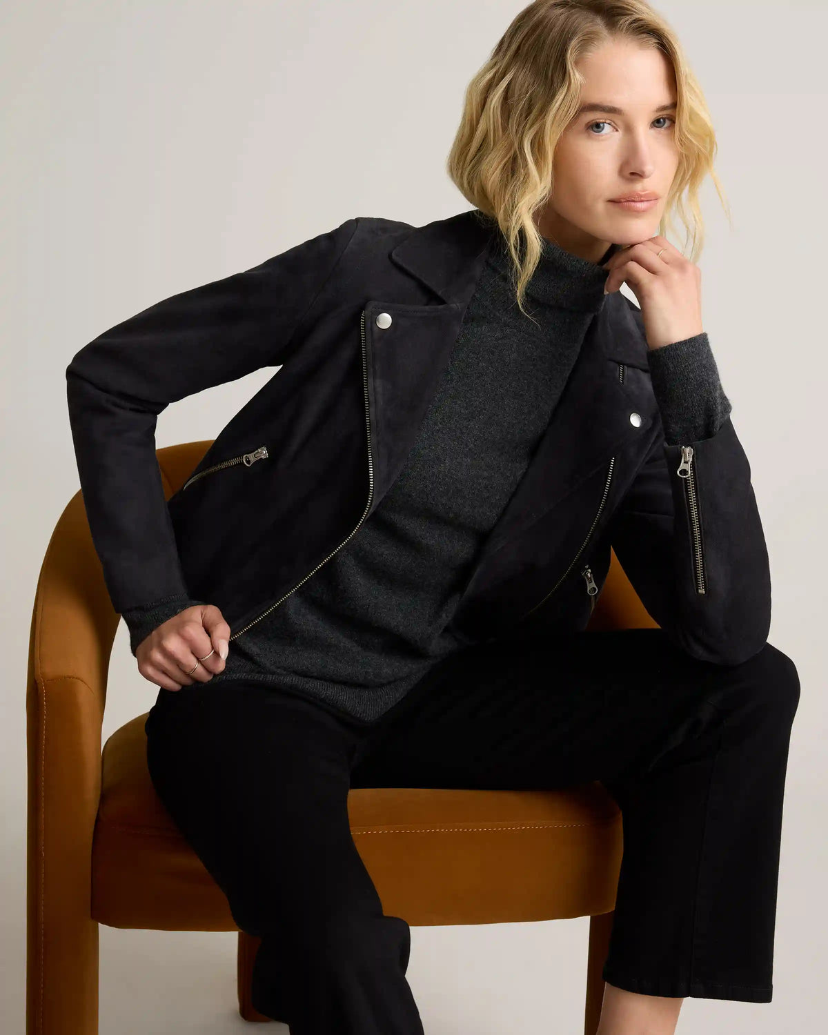 Mongolian Cashmere Turtleneck Sweater