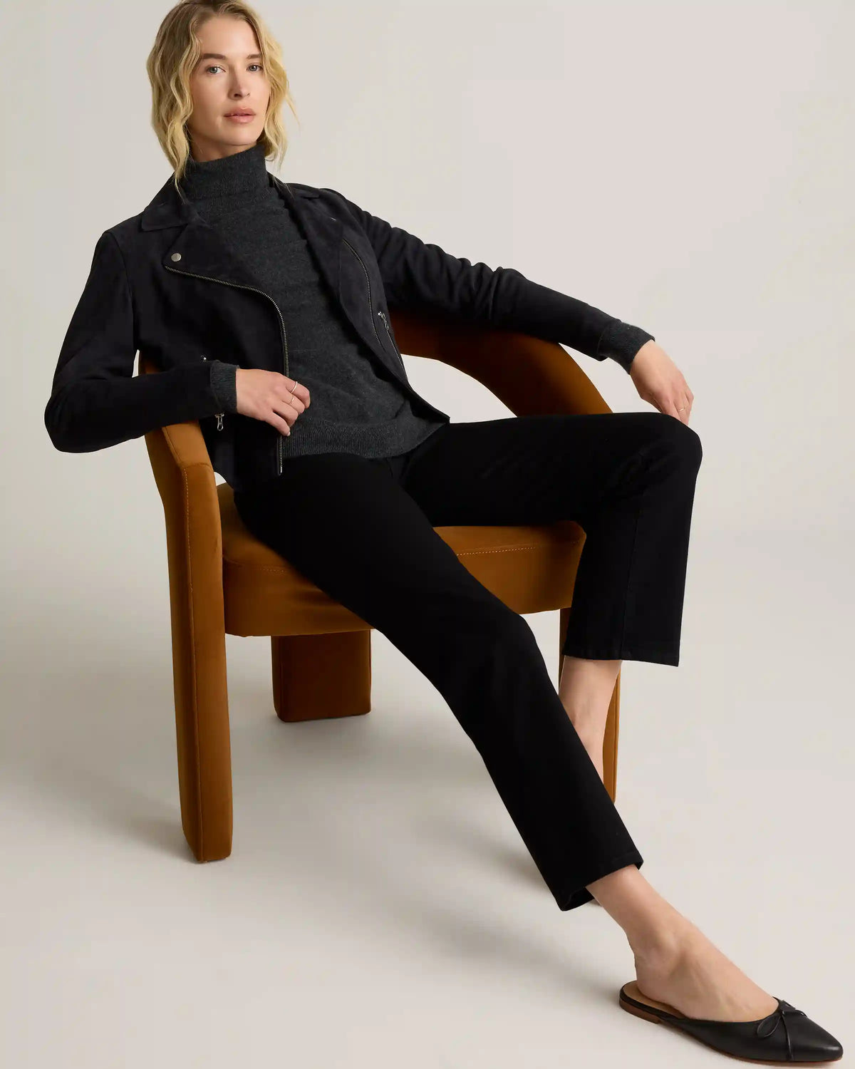 Mongolian Cashmere Turtleneck Sweater
