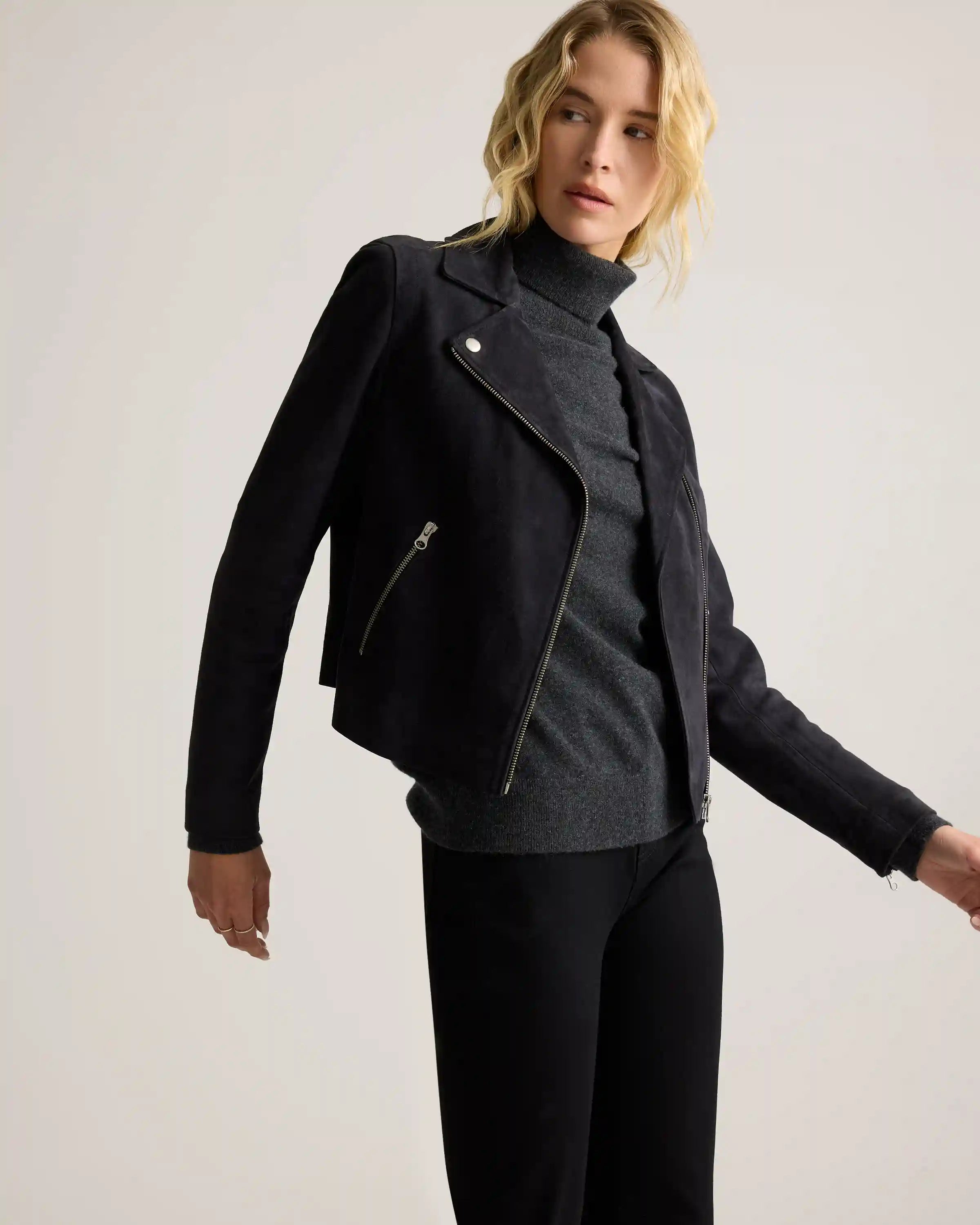 Mongolian Cashmere Turtleneck Sweater