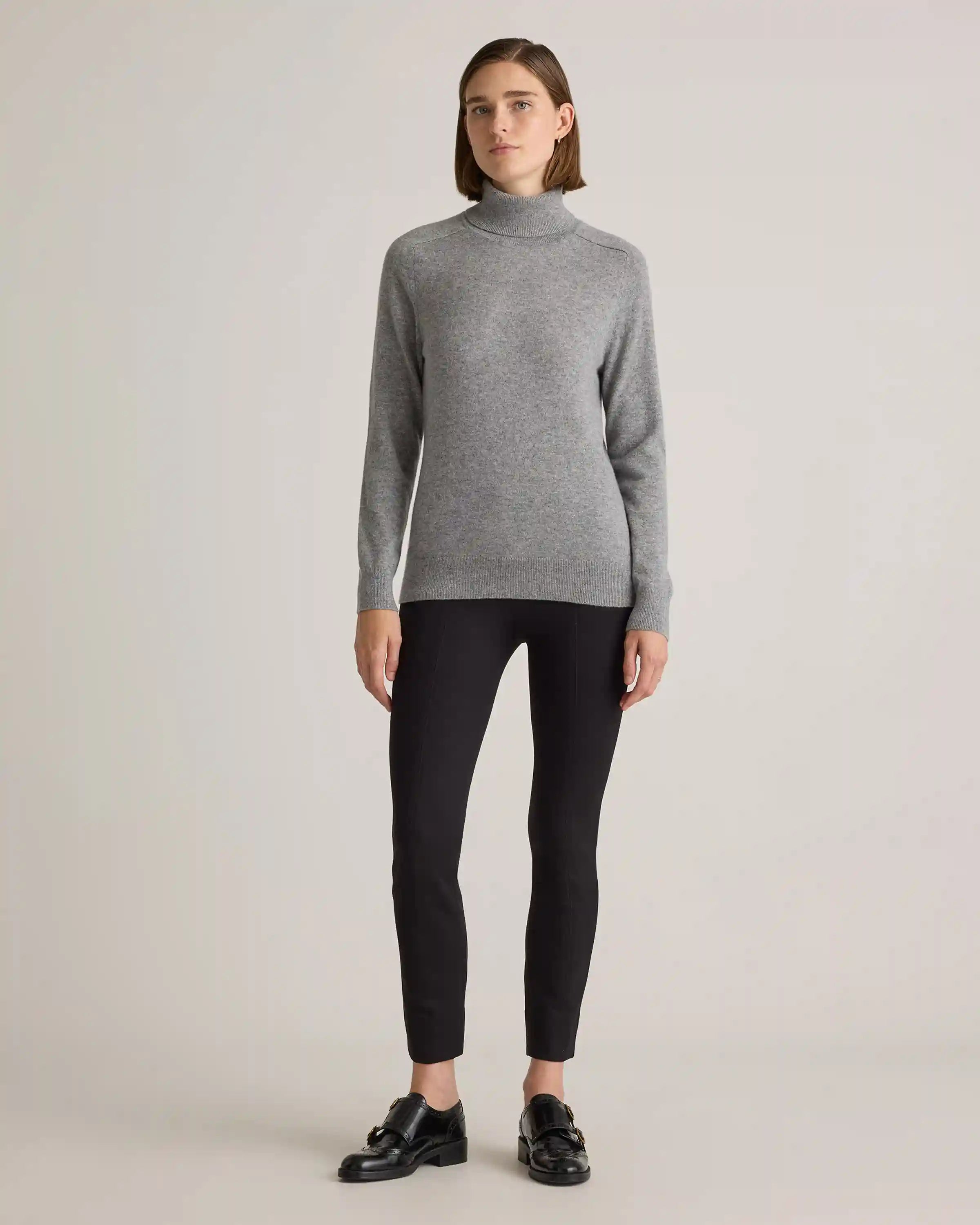 Mongolian Cashmere Turtleneck Sweater