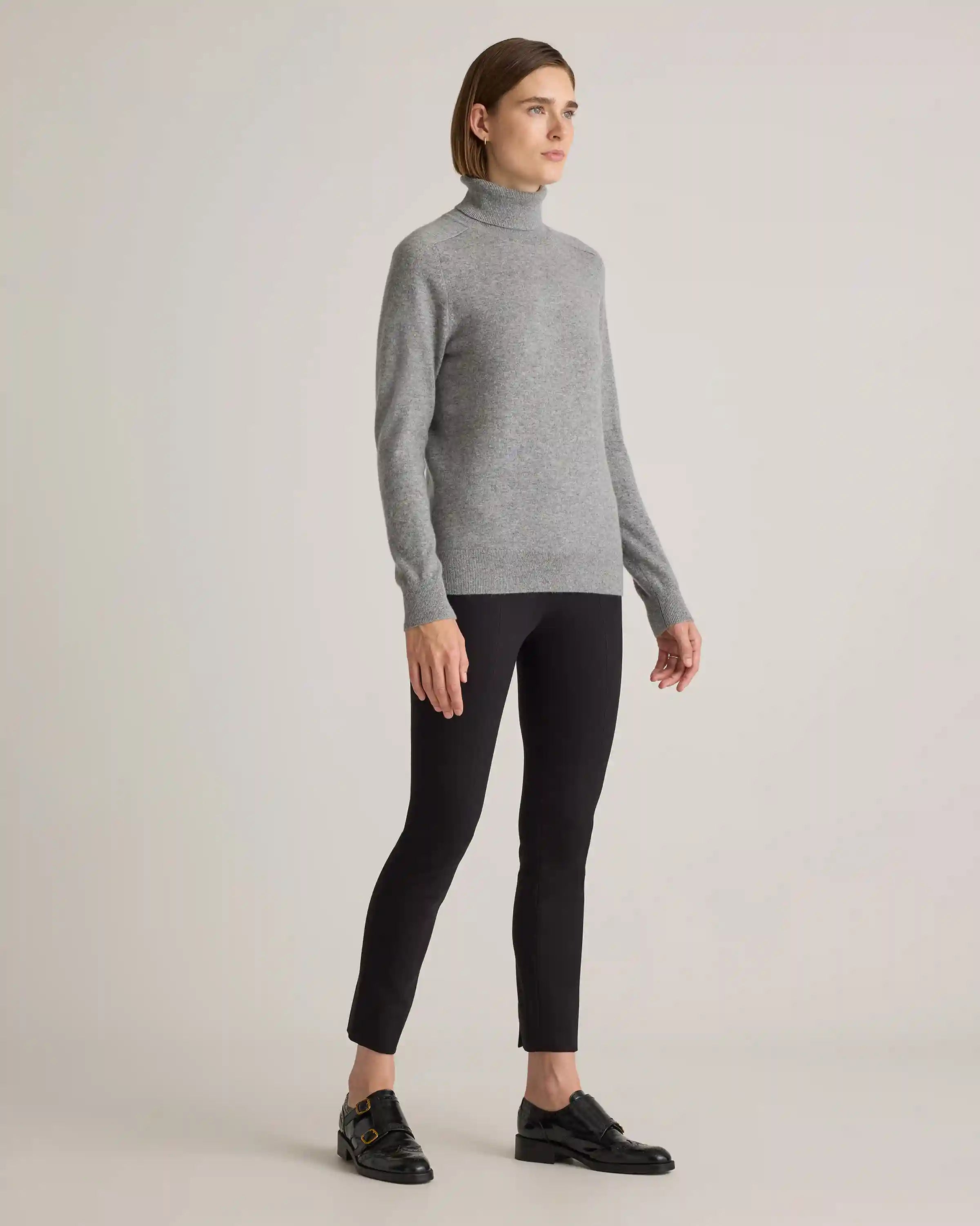 Mongolian Cashmere Turtleneck Sweater