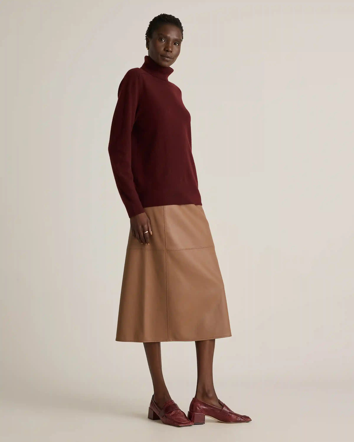 Mongolian Cashmere Turtleneck Sweater