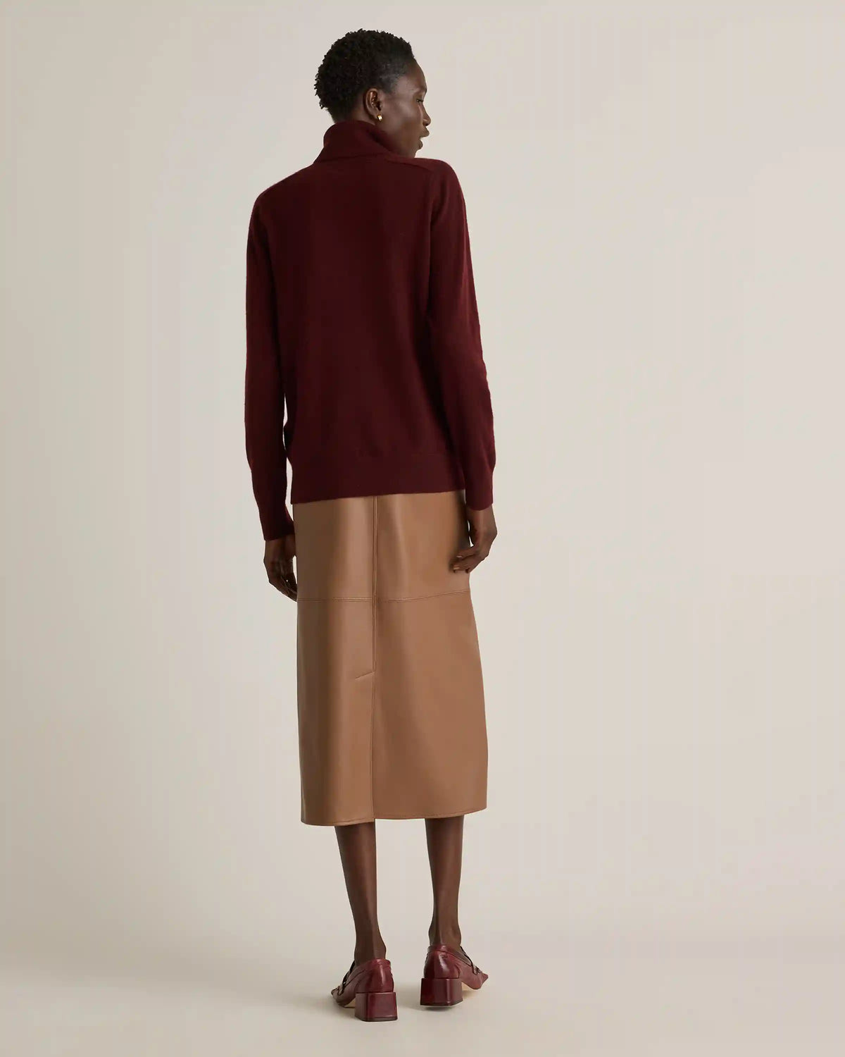 Mongolian Cashmere Turtleneck Sweater