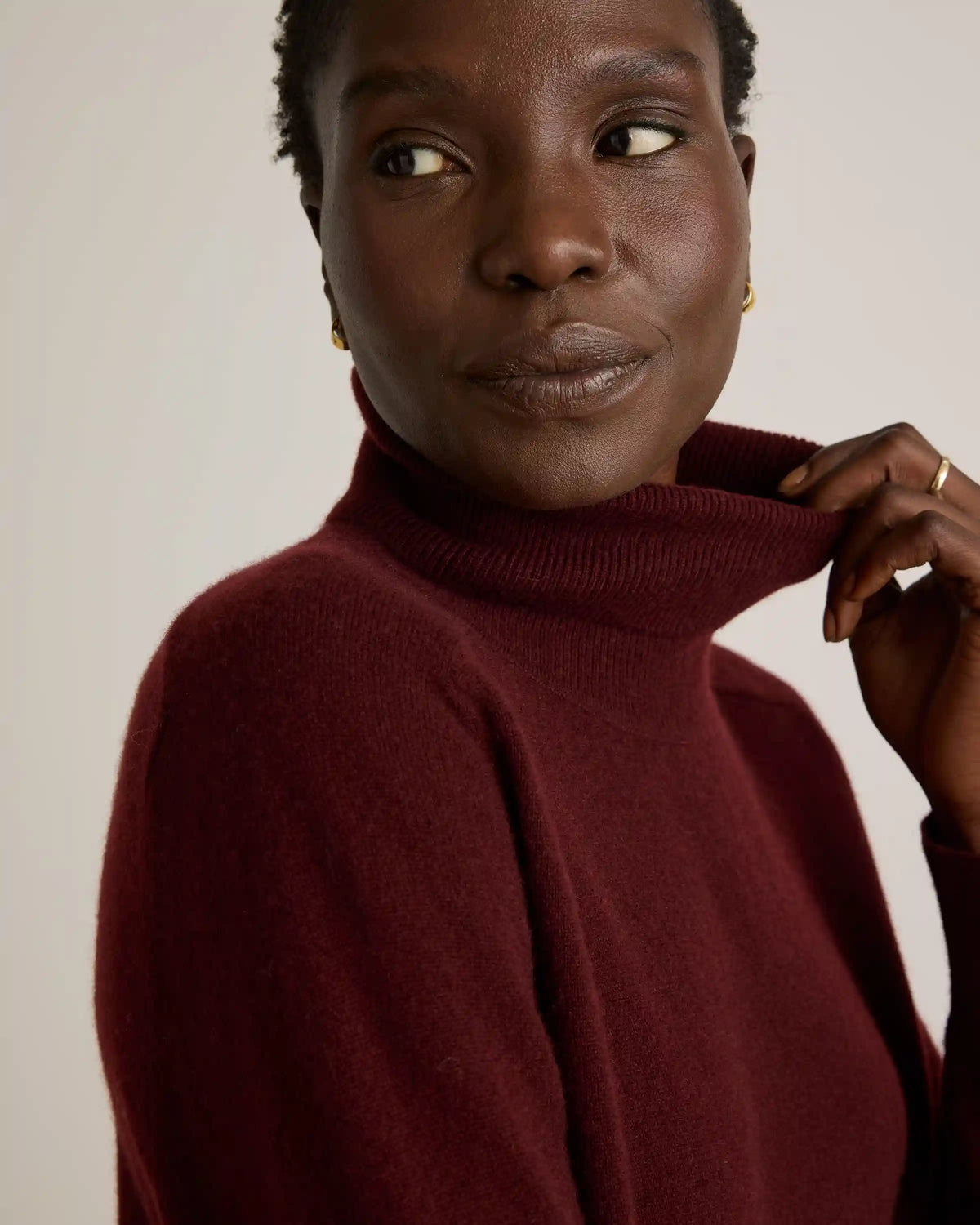 Mongolian Cashmere Turtleneck Sweater