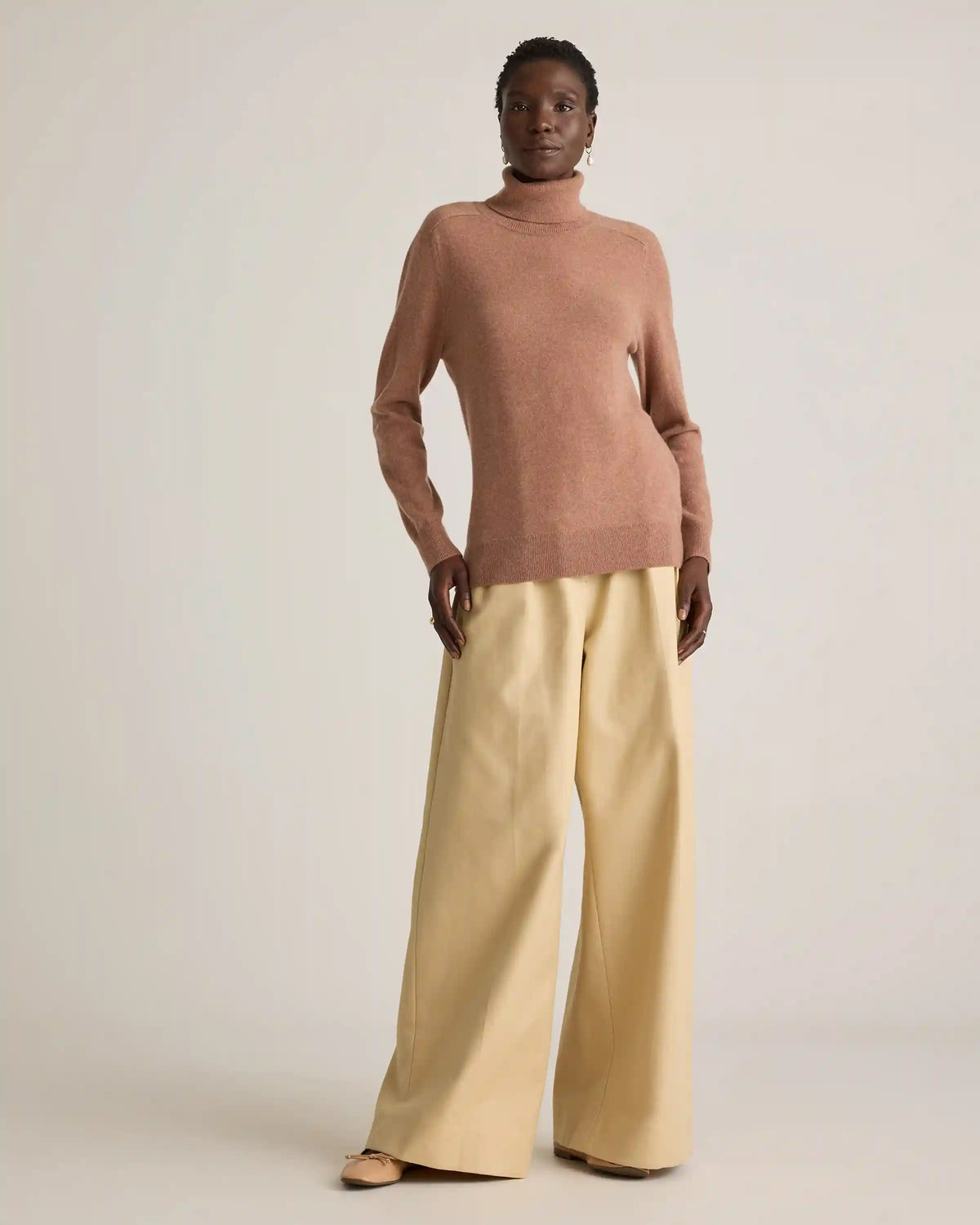 Mongolian Cashmere Turtleneck Sweater