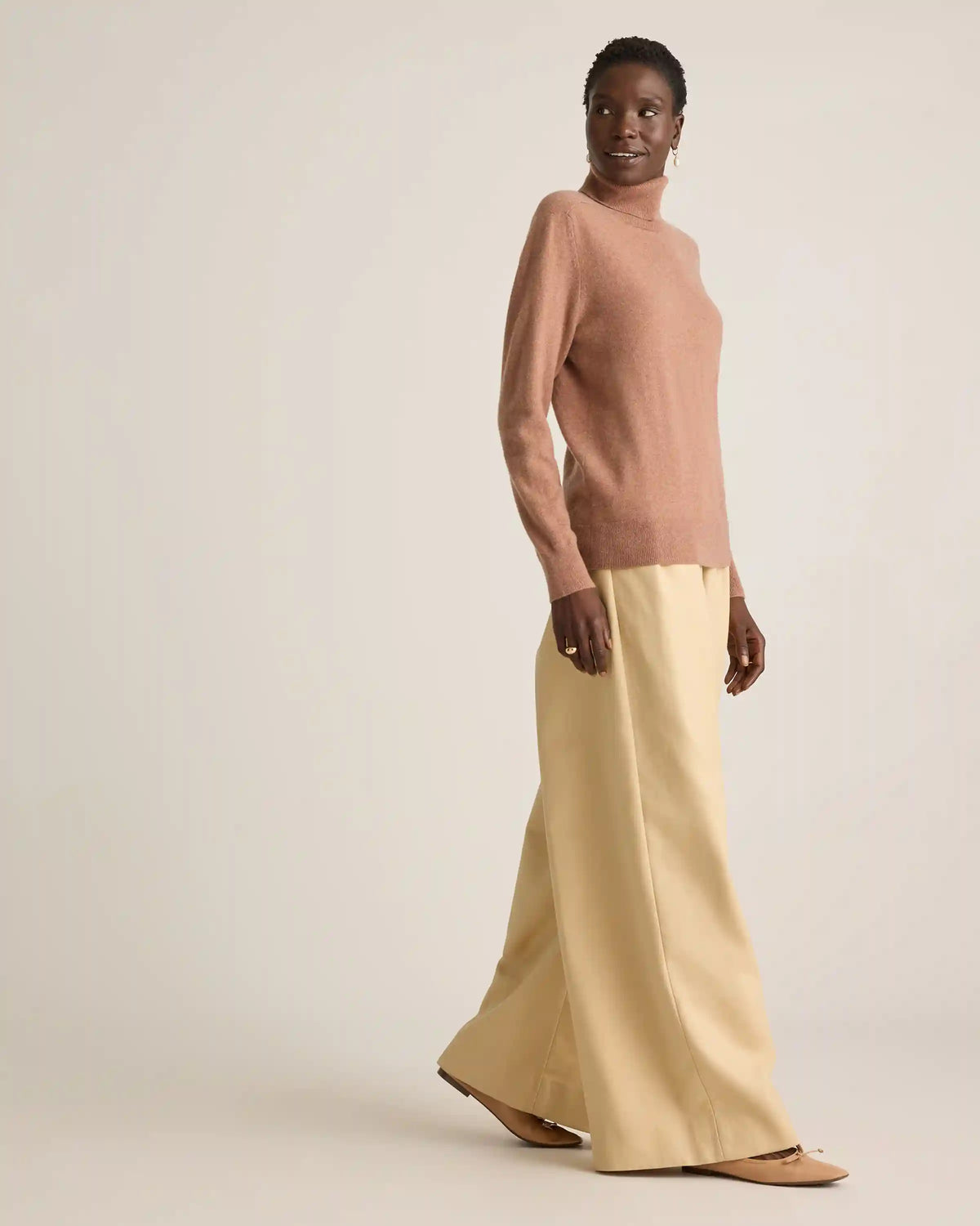 Mongolian Cashmere Turtleneck Sweater