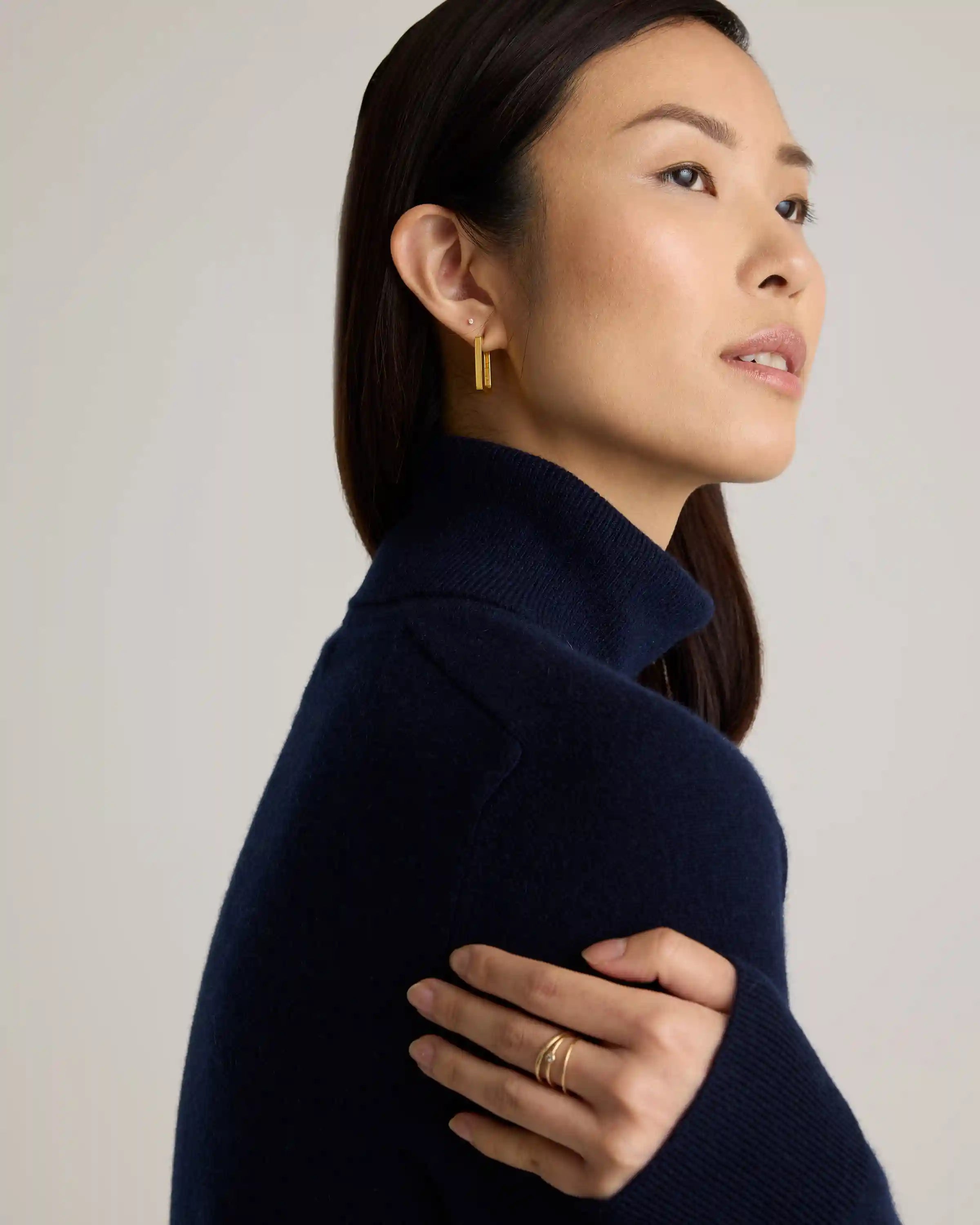 Mongolian Cashmere Turtleneck Sweater