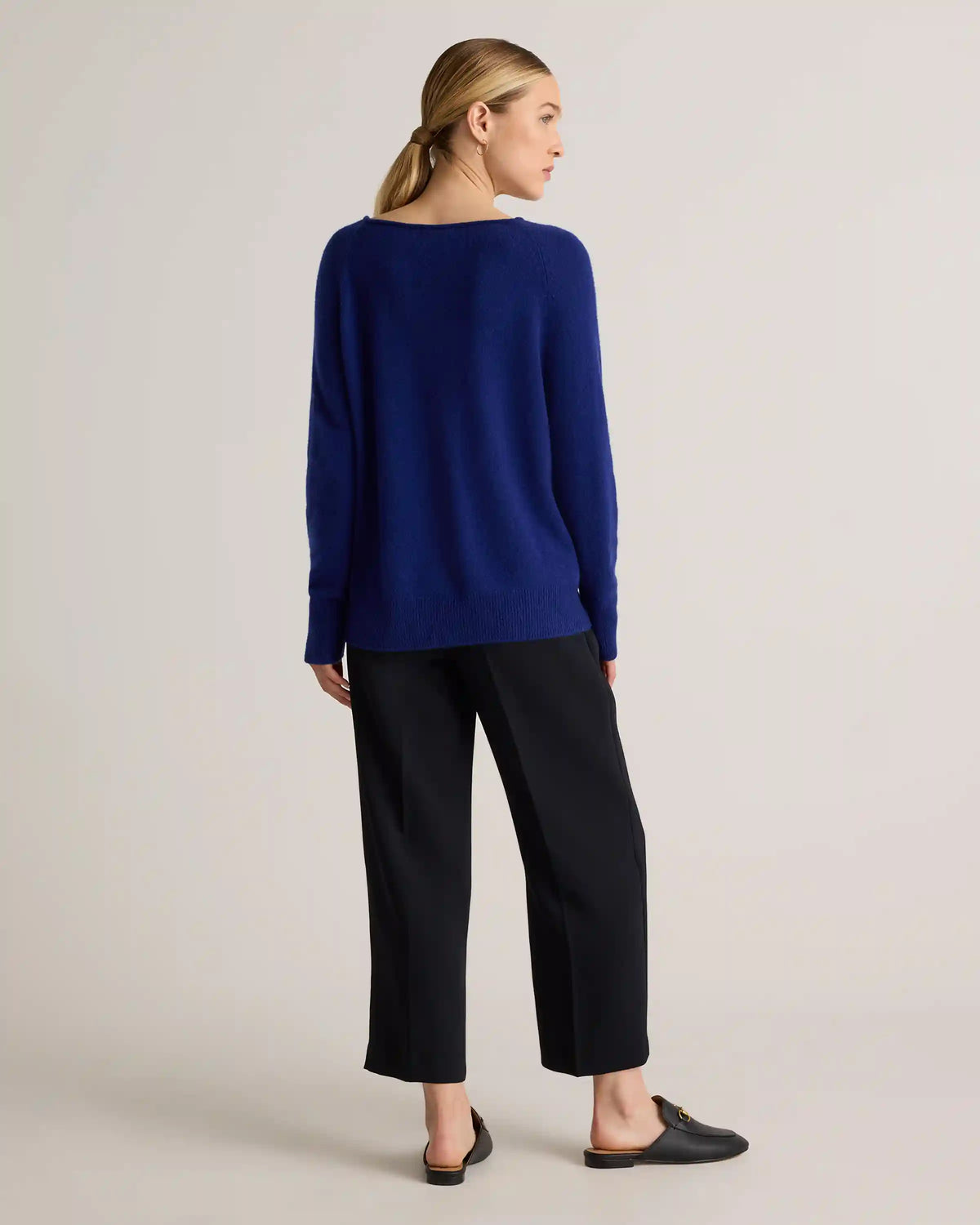 Mongolian Cashmere Boatneck Sweater