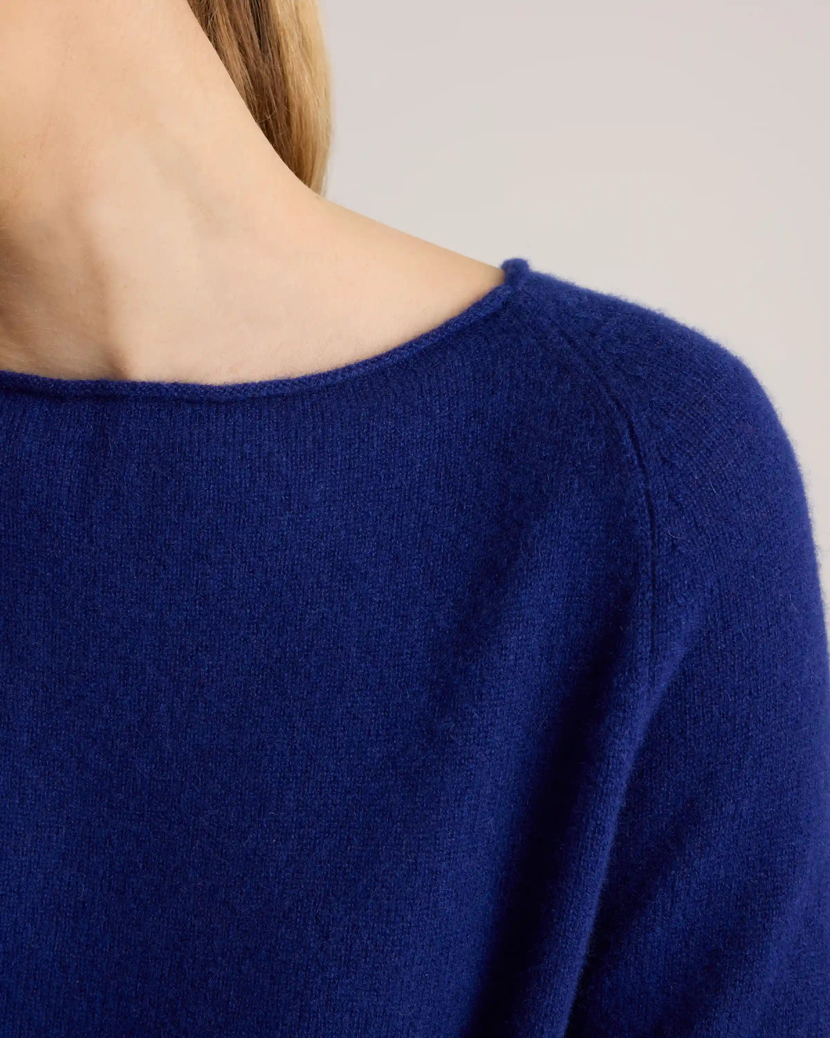 Mongolian Cashmere Boatneck Sweater