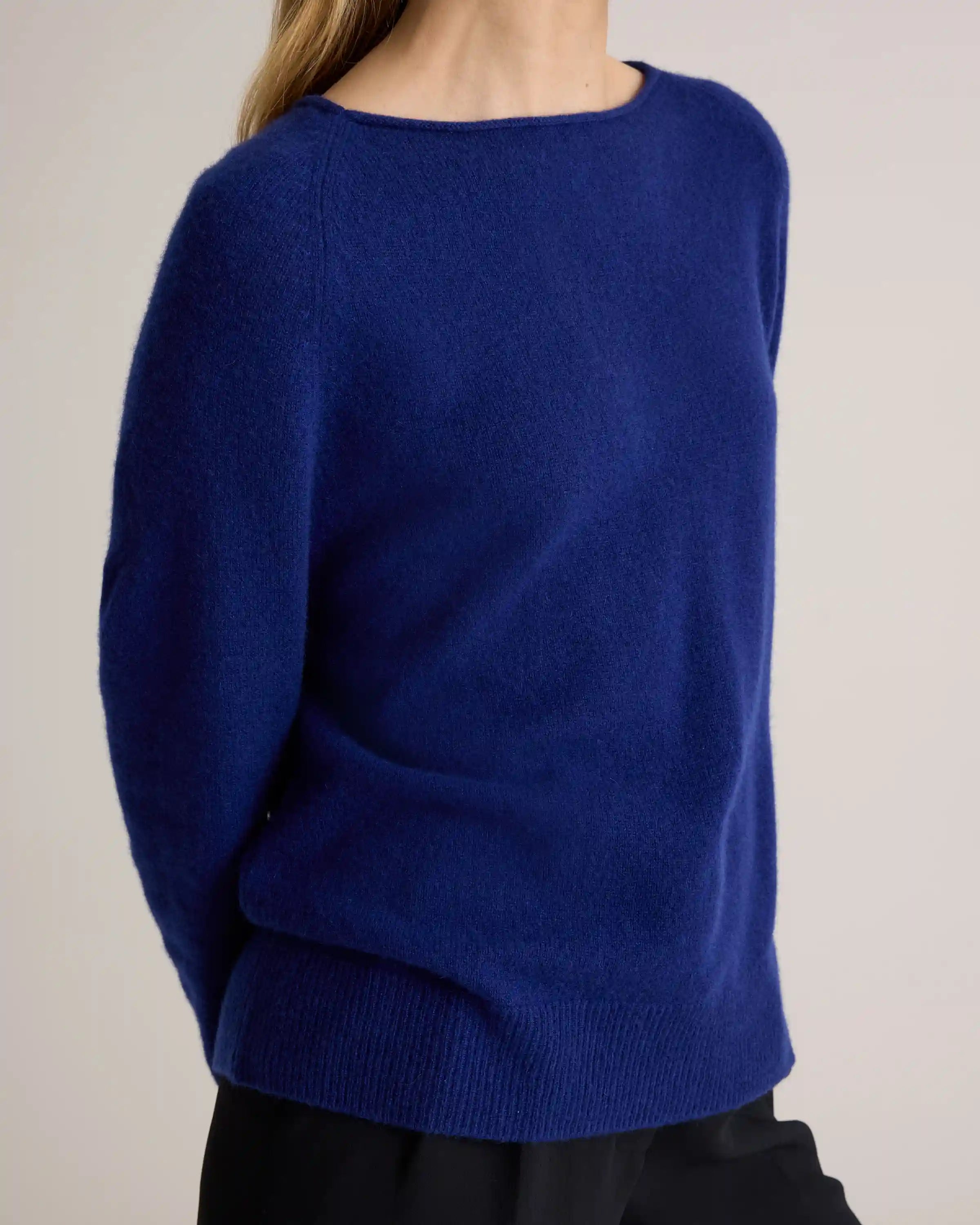Mongolian Cashmere Boatneck Sweater
