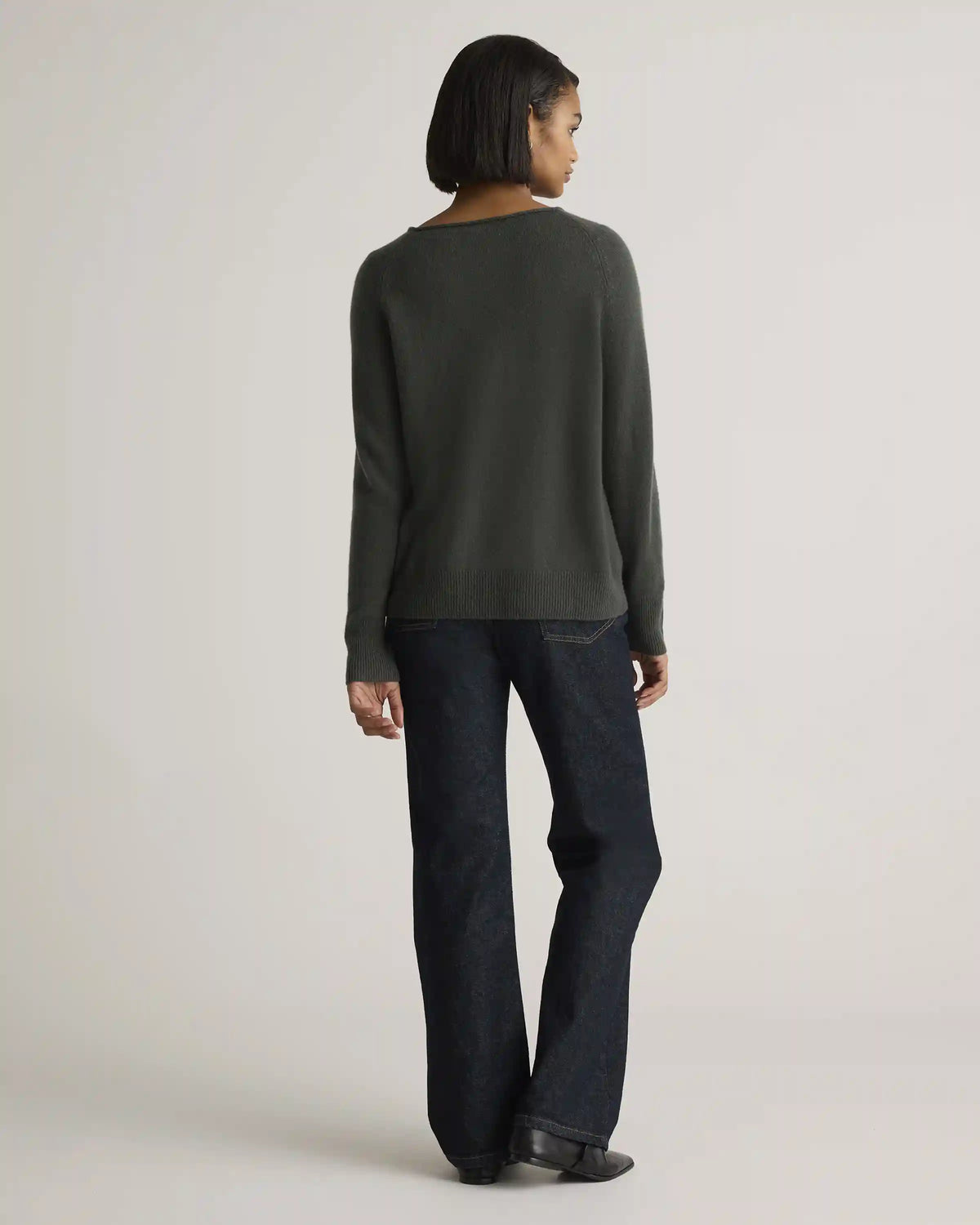 Mongolian Cashmere Boatneck Sweater