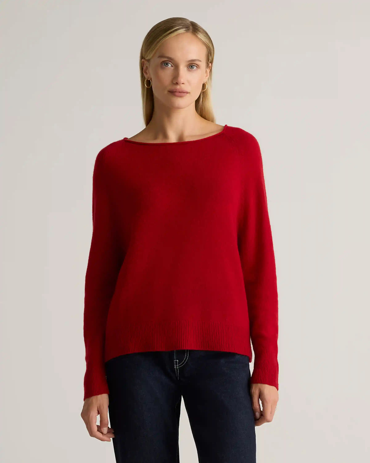 Mongolian Cashmere Boatneck Sweater