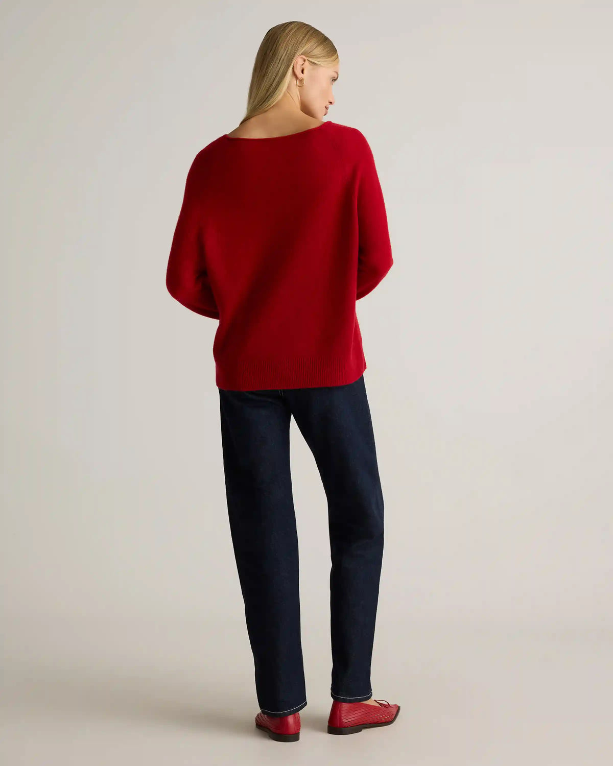 Mongolian Cashmere Boatneck Sweater