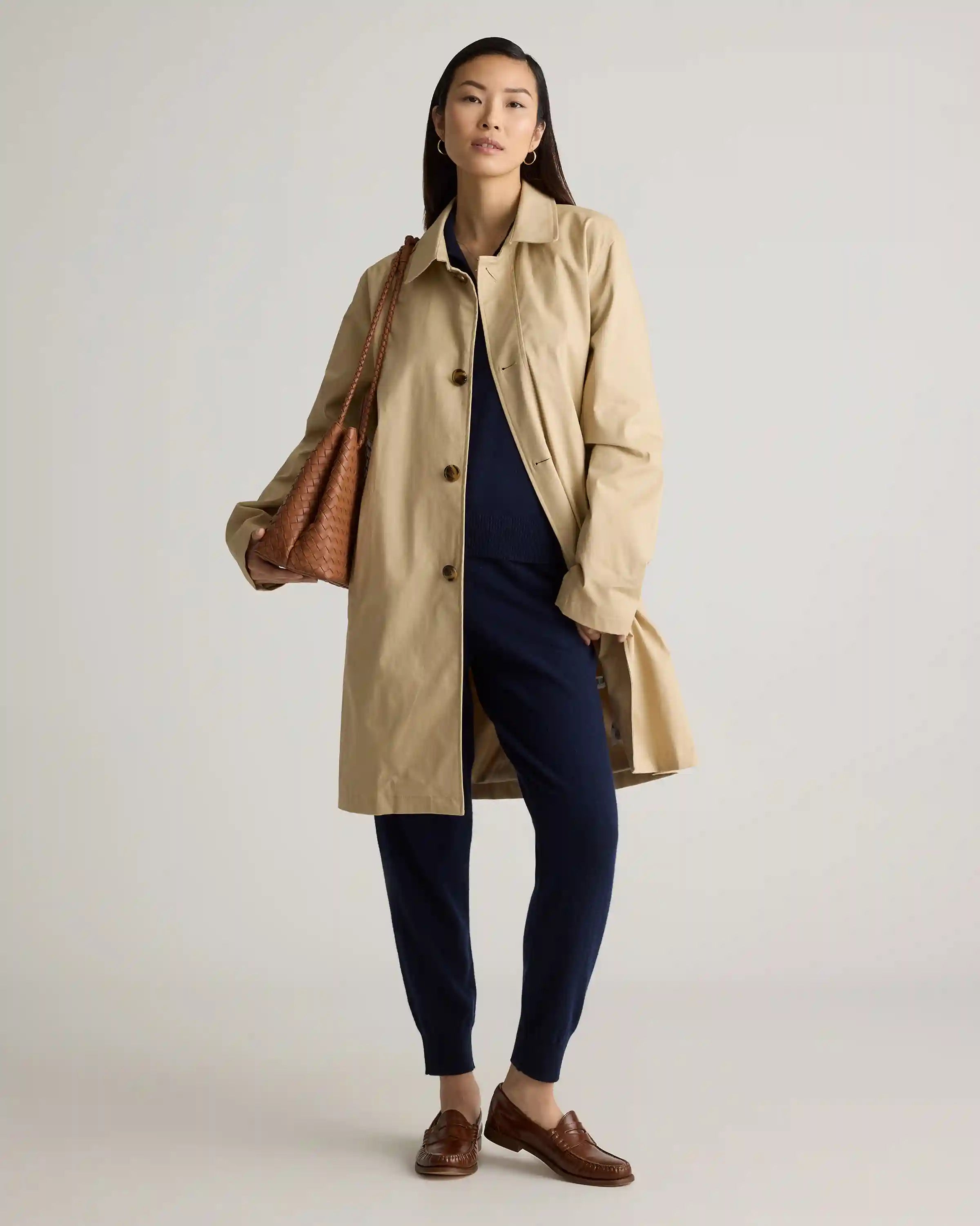 Mongolian Cashmere Polo Sweater