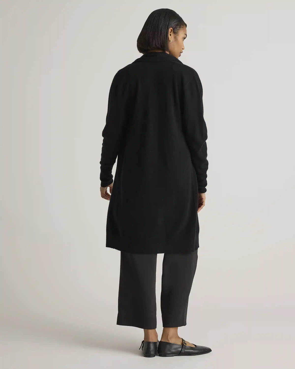 Mongolian Cashmere Duster Cardigan Sweater