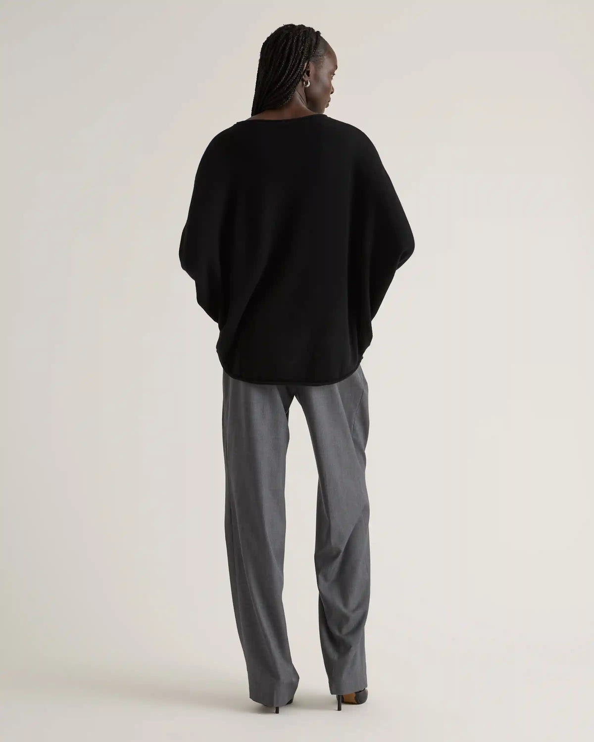 Mongolian Cashmere Batwing Sweater