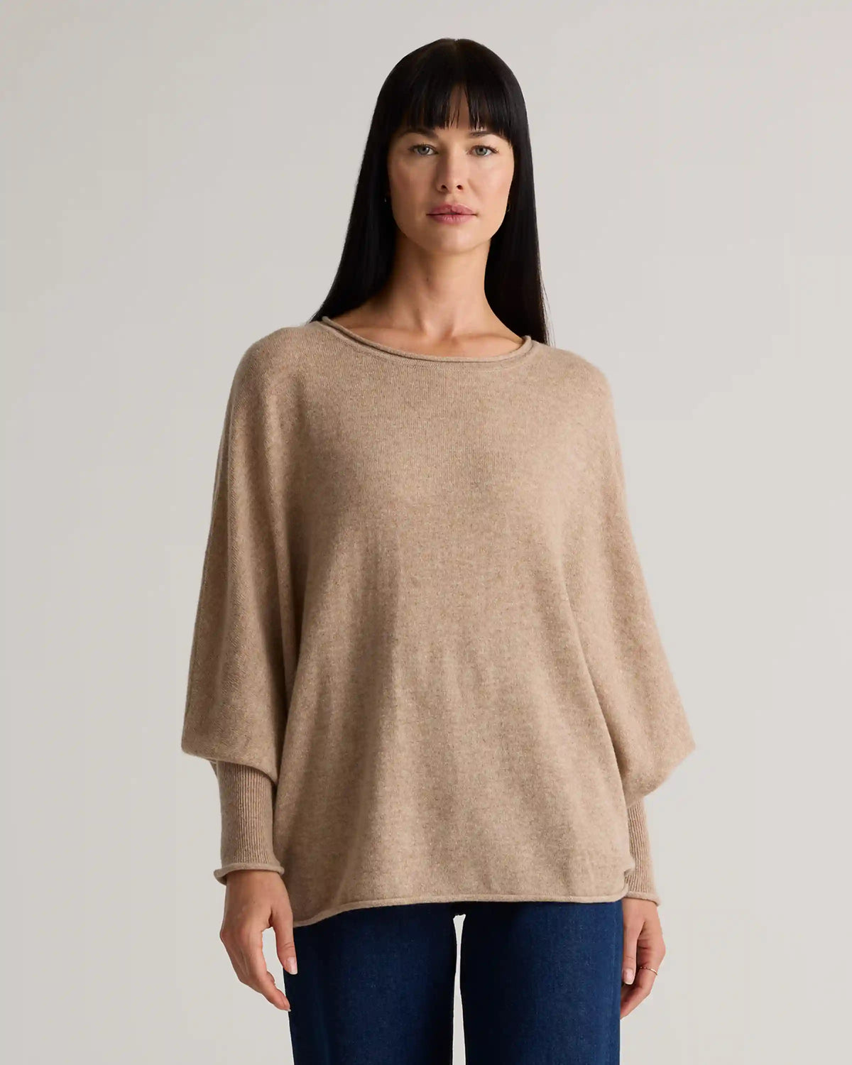 Mongolian Cashmere Batwing Sweater