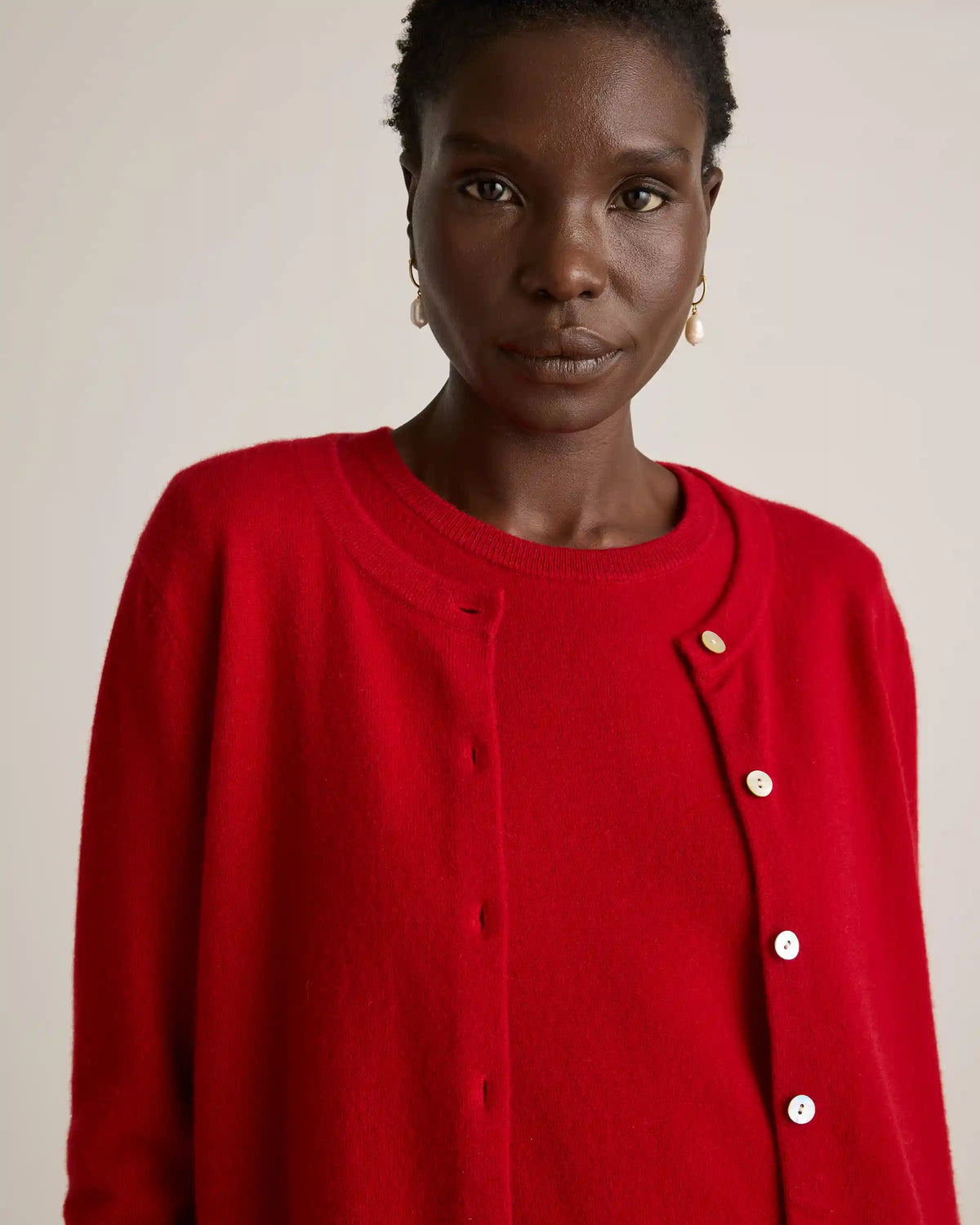 Mongolian Cashmere Cardigan Sweater
