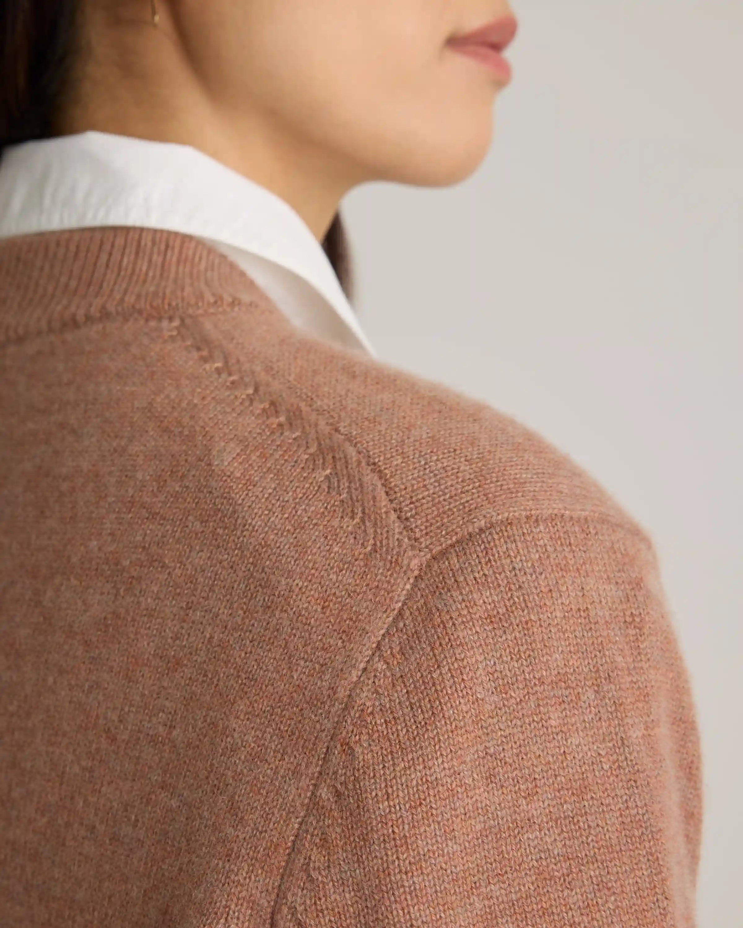Mongolian Cashmere Oversized Crewneck Sweater