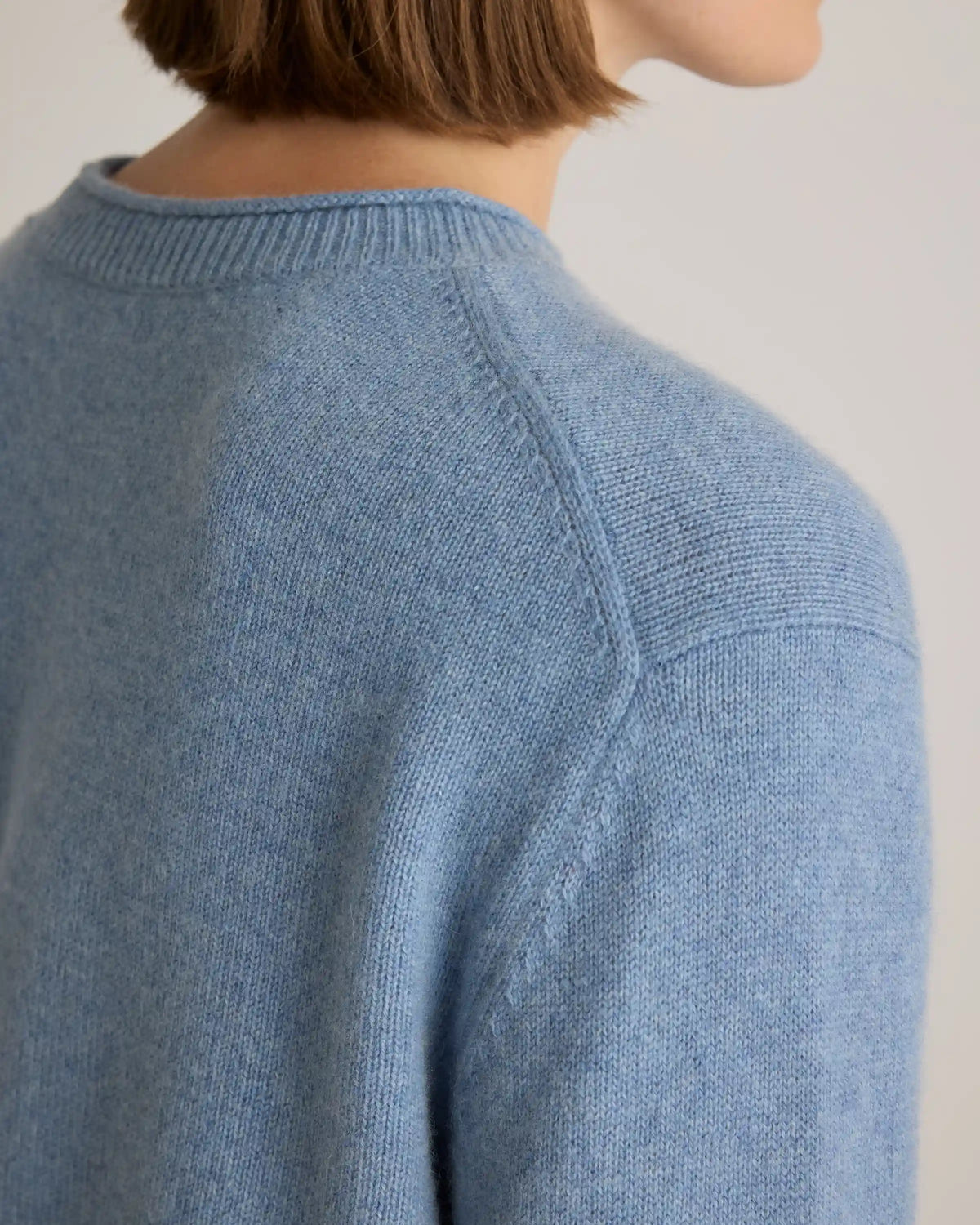 Mongolian Cashmere Boxy Crewneck Sweater