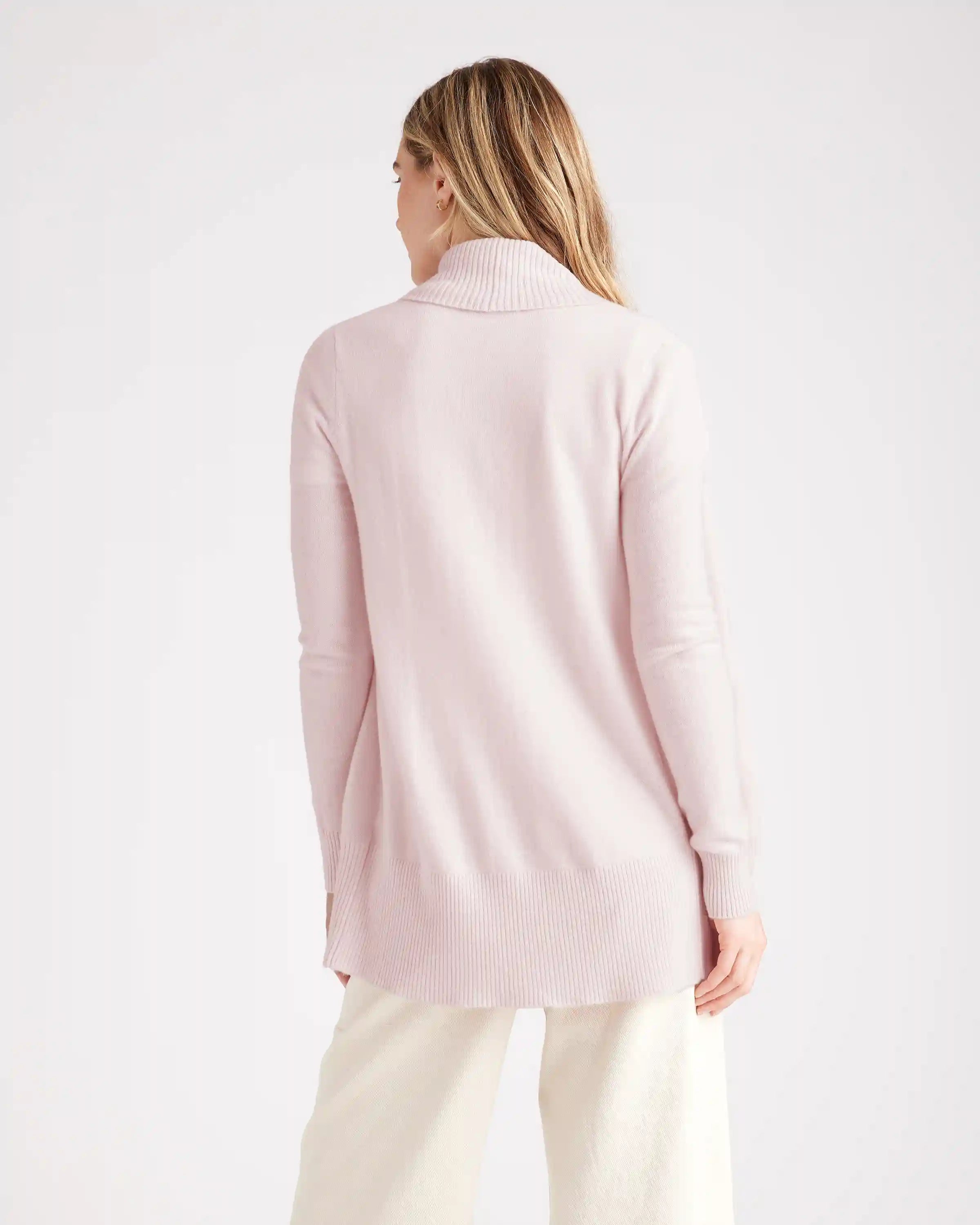 Mongolian Cashmere Open Cardigan Sweater