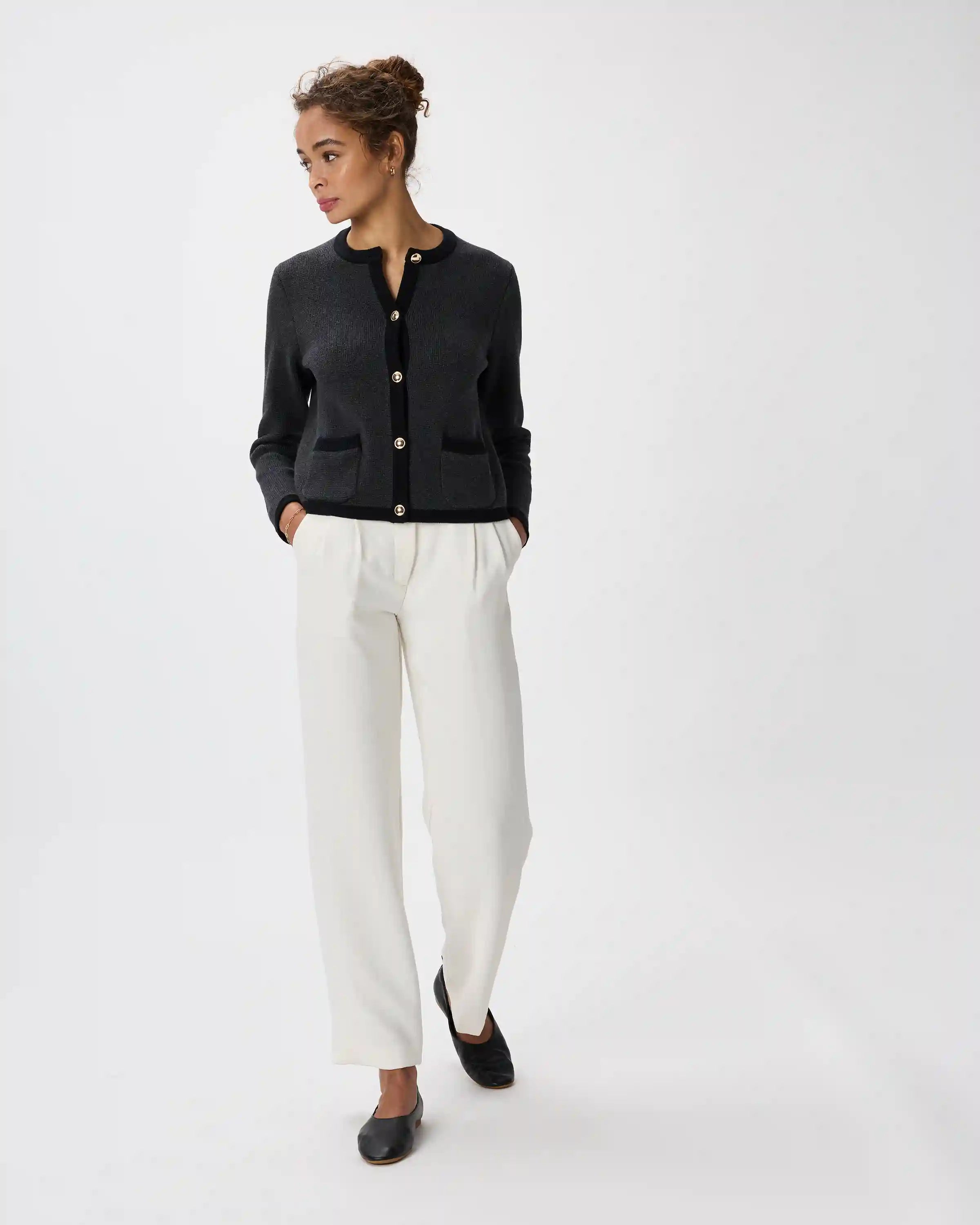 100% Organic Cotton Sweater Jacket