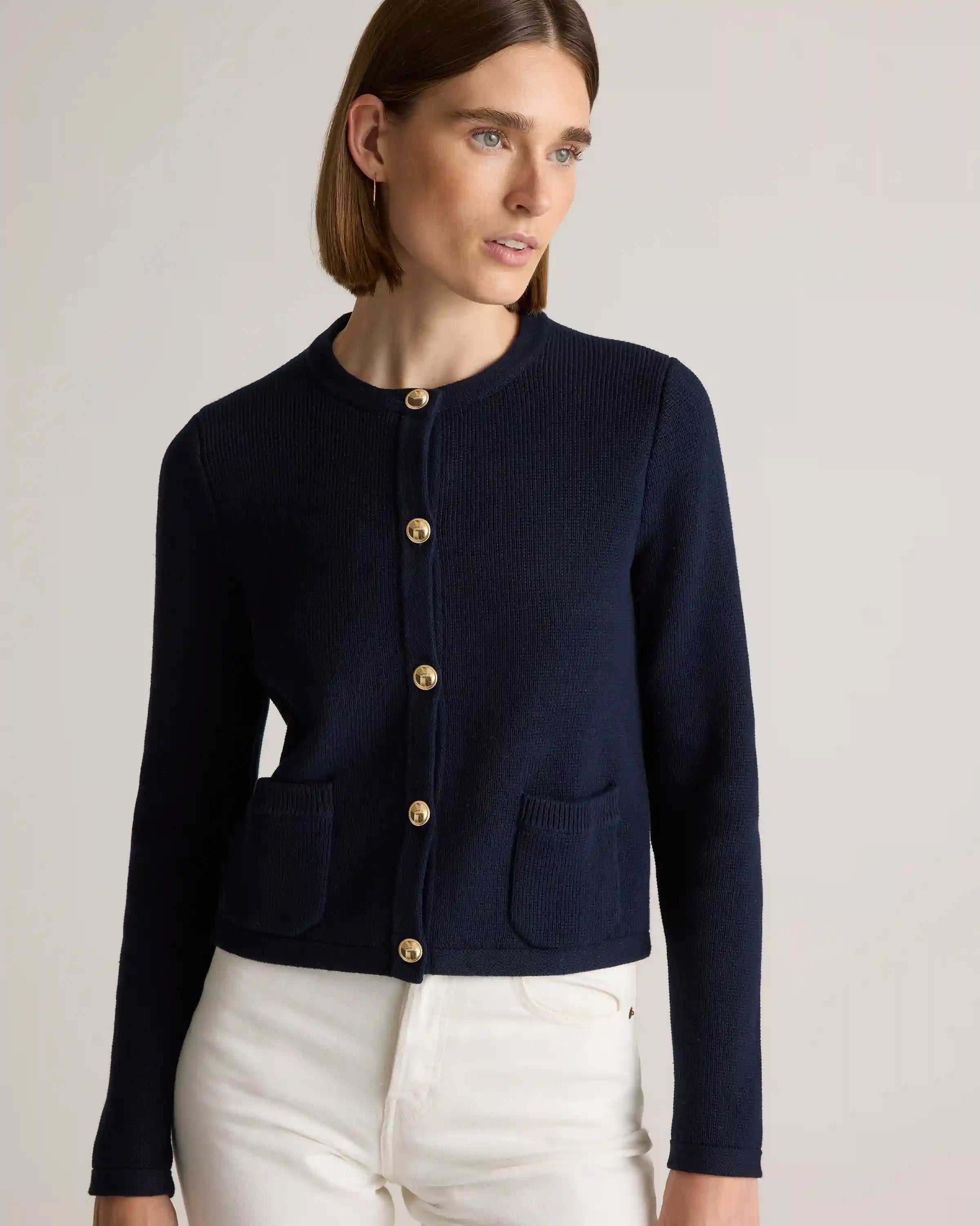 100% Organic Cotton Sweater Jacket