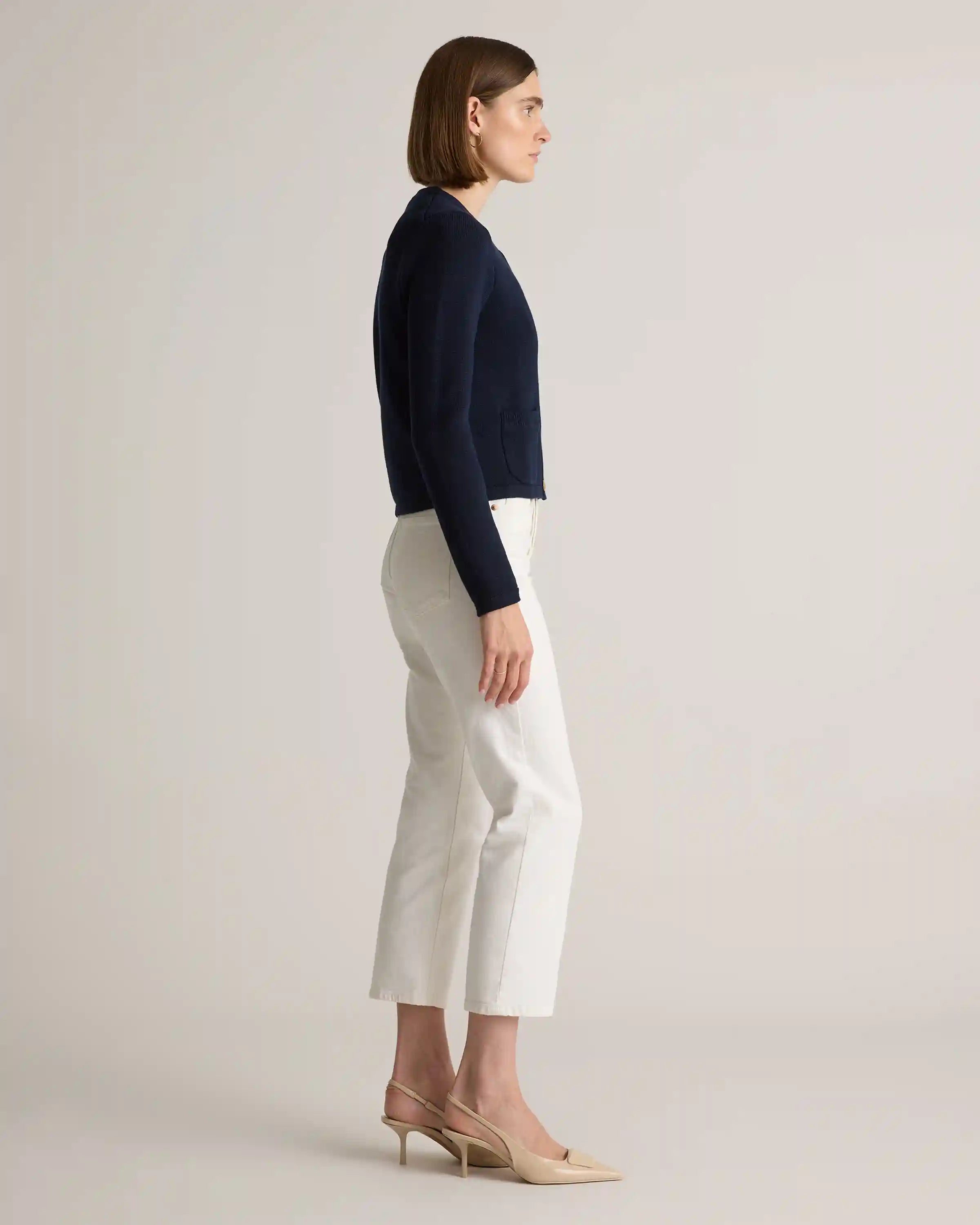 100% Organic Cotton Sweater Jacket