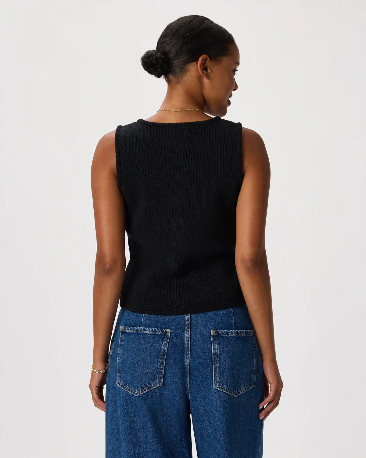 100% Organic Cotton V-Neck Sweater Vest