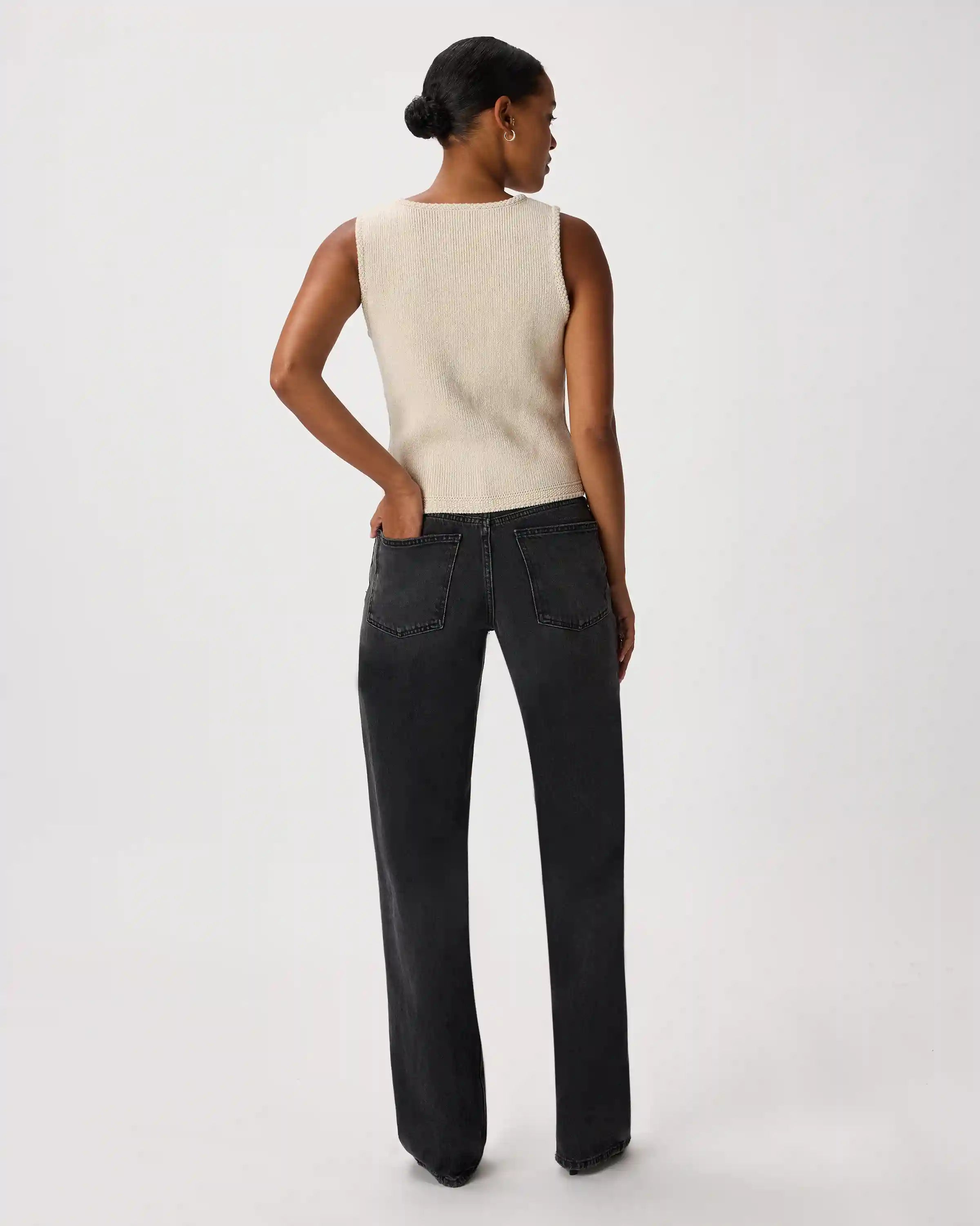 100% Organic Cotton V-Neck Sweater Vest