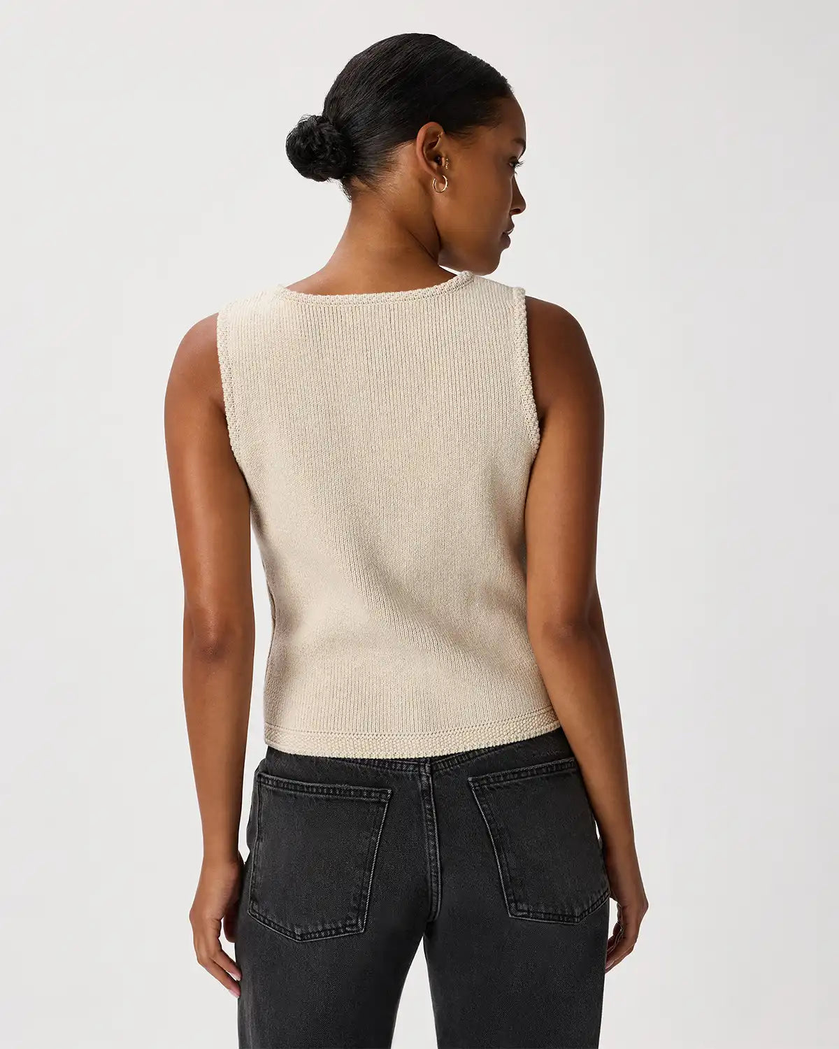 100% Organic Cotton V-Neck Sweater Vest