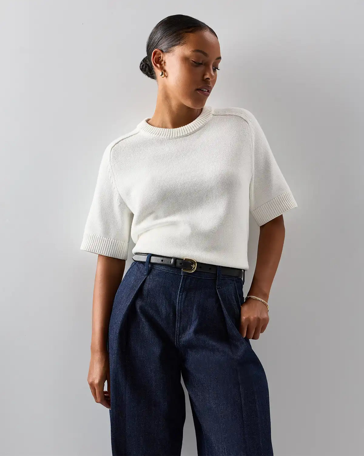 100% Organic Cotton Sweater Tee