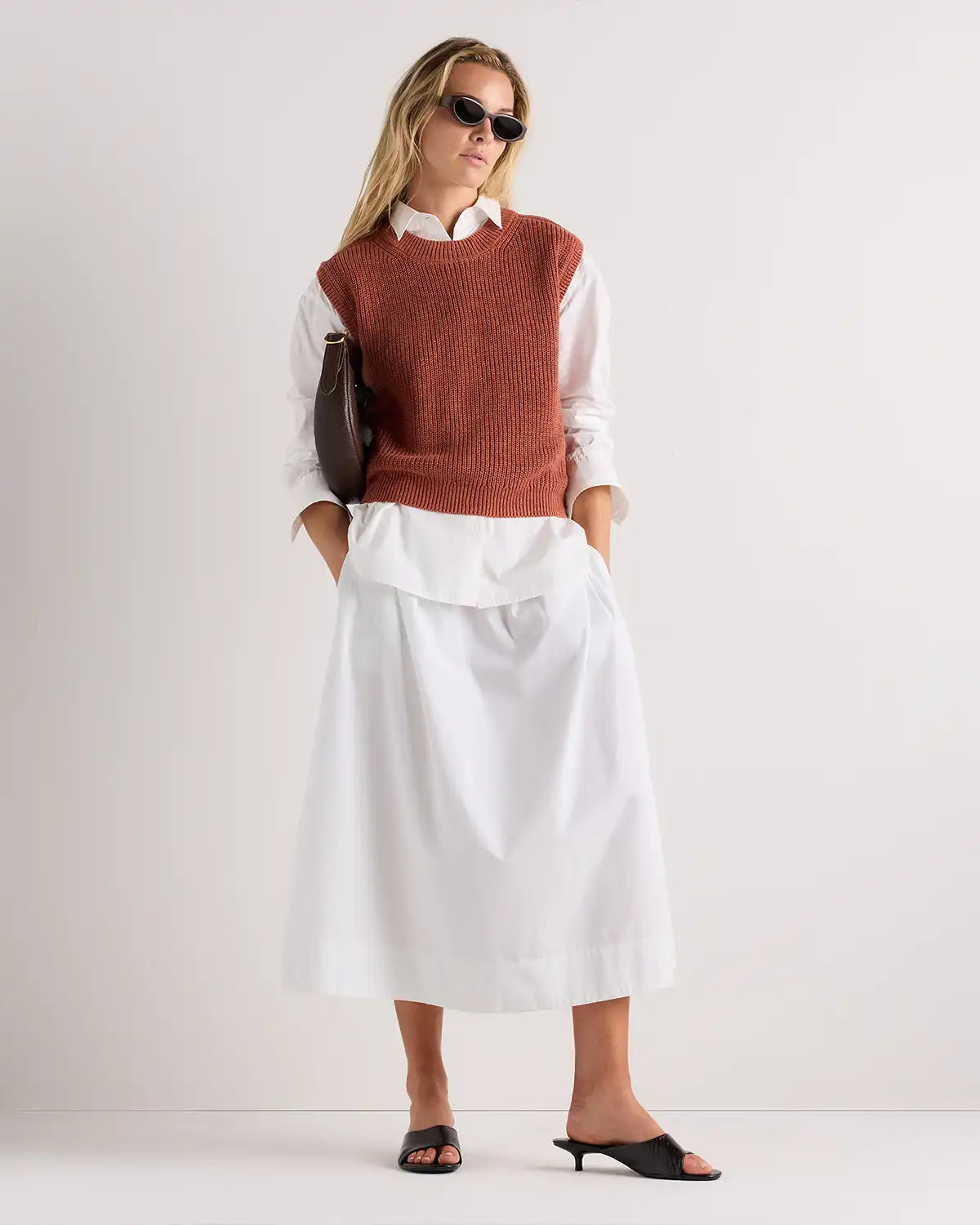 Cotton Linen Sweater Tank