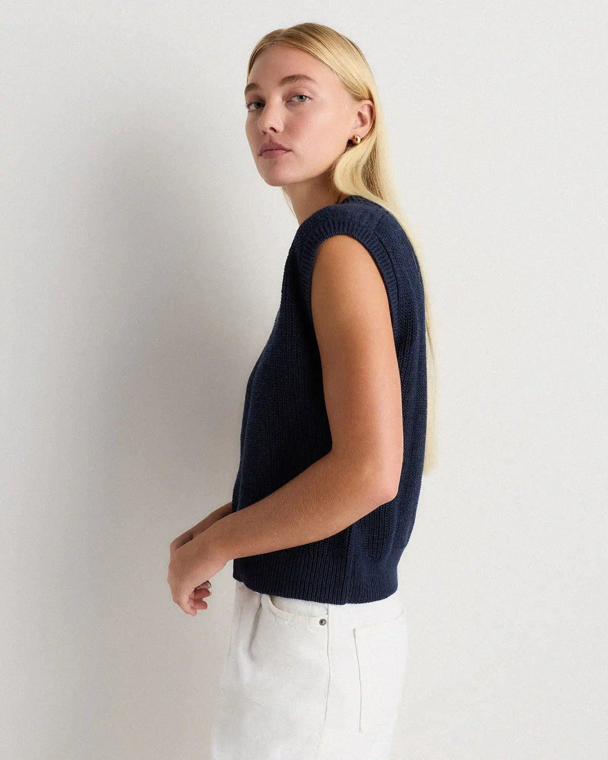 Cotton Linen Sweater Tank